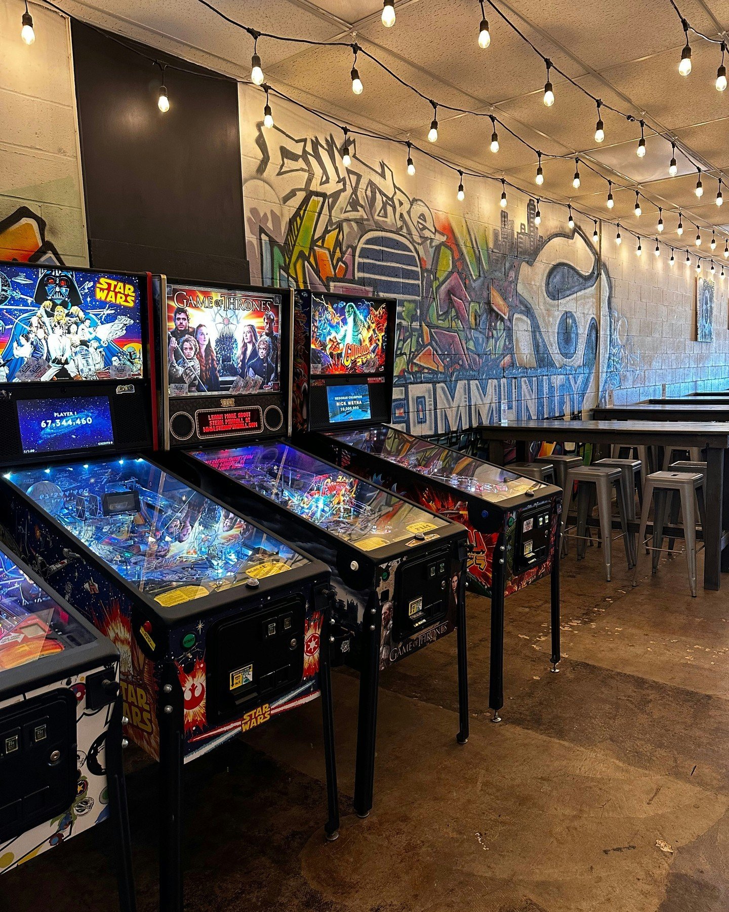 Come over and check out our awesome selection of board games and pinball machines! Whether you're looking to unwind with a cold beer after a long day at work or enjoy a fun family dinner, we've got you covered.

Open today until 6PM