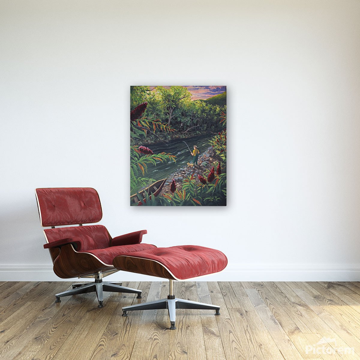 River Man canvas print unframed display.jpg