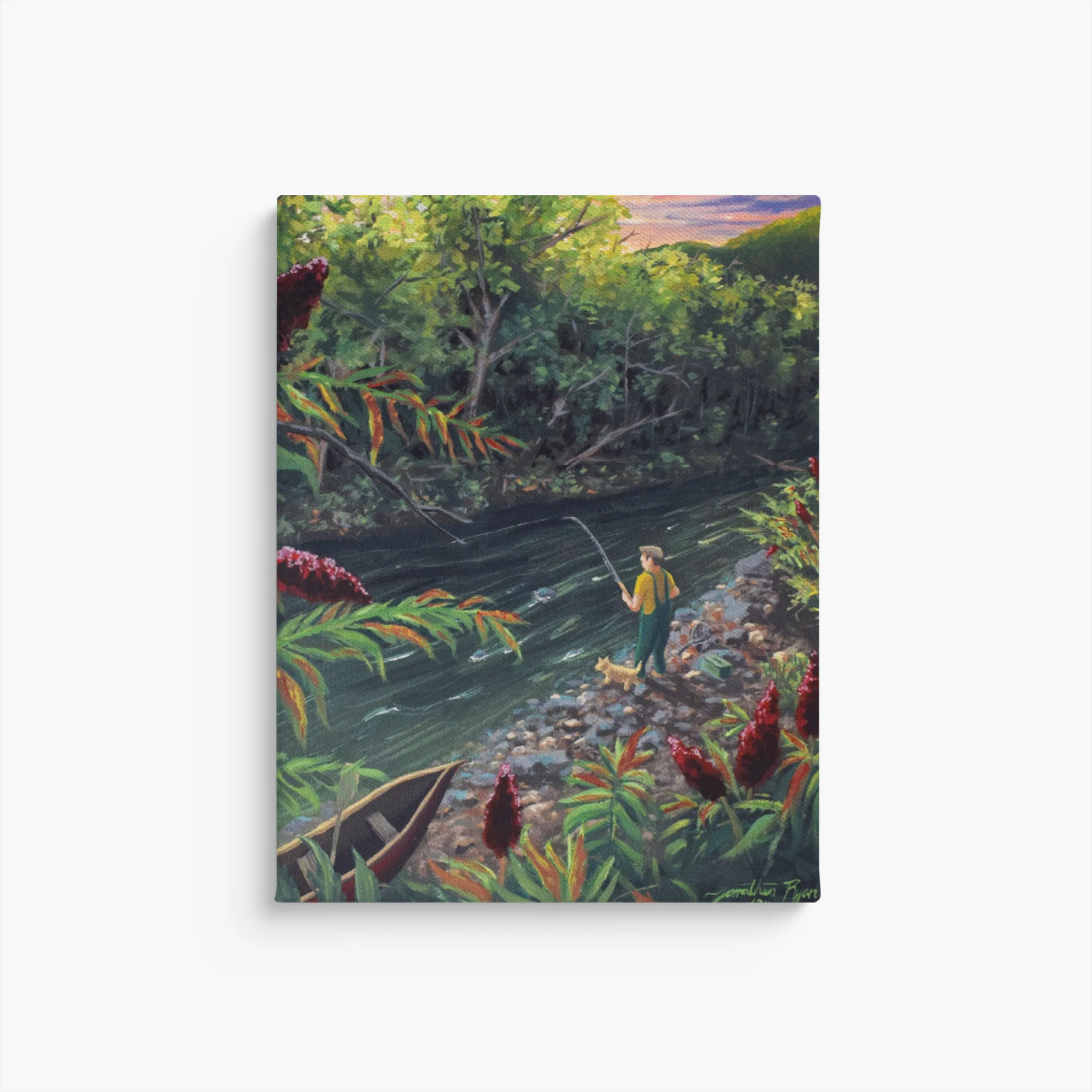 Canvas Print - River Man