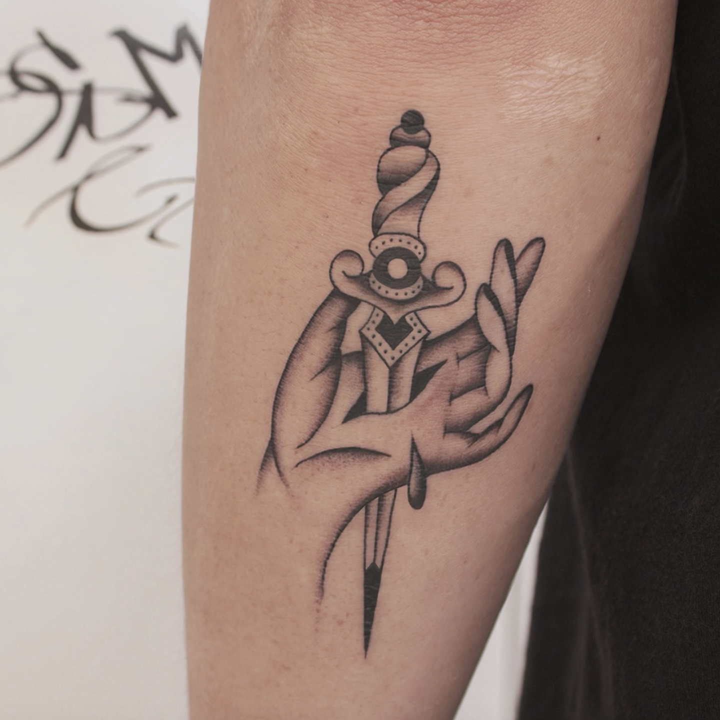 Dagger Through Hand 