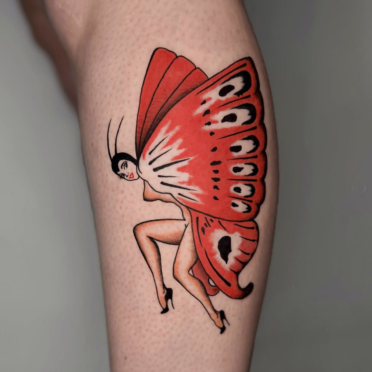 Butterfly Flapper Pinup