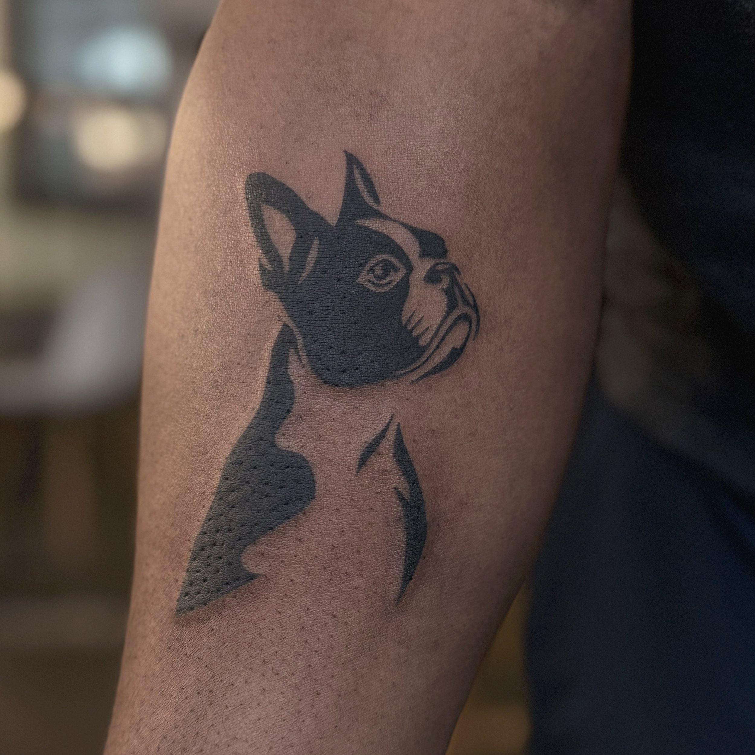 "TYSON" memorial pet tattoo