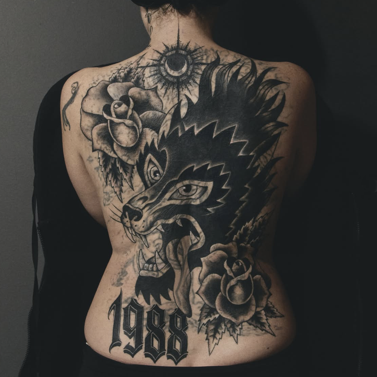 Full Back Piece + Cover-up