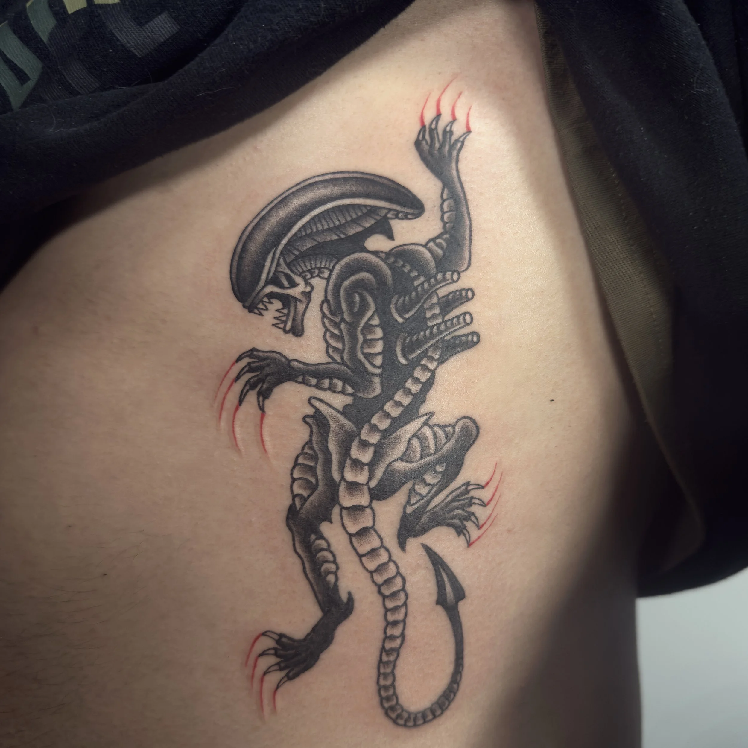 Secret Society Cross Tattoos for Oscar