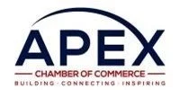 APEX Chamber of Commerce logo with the text "Building - Connecting - Inspiring."
