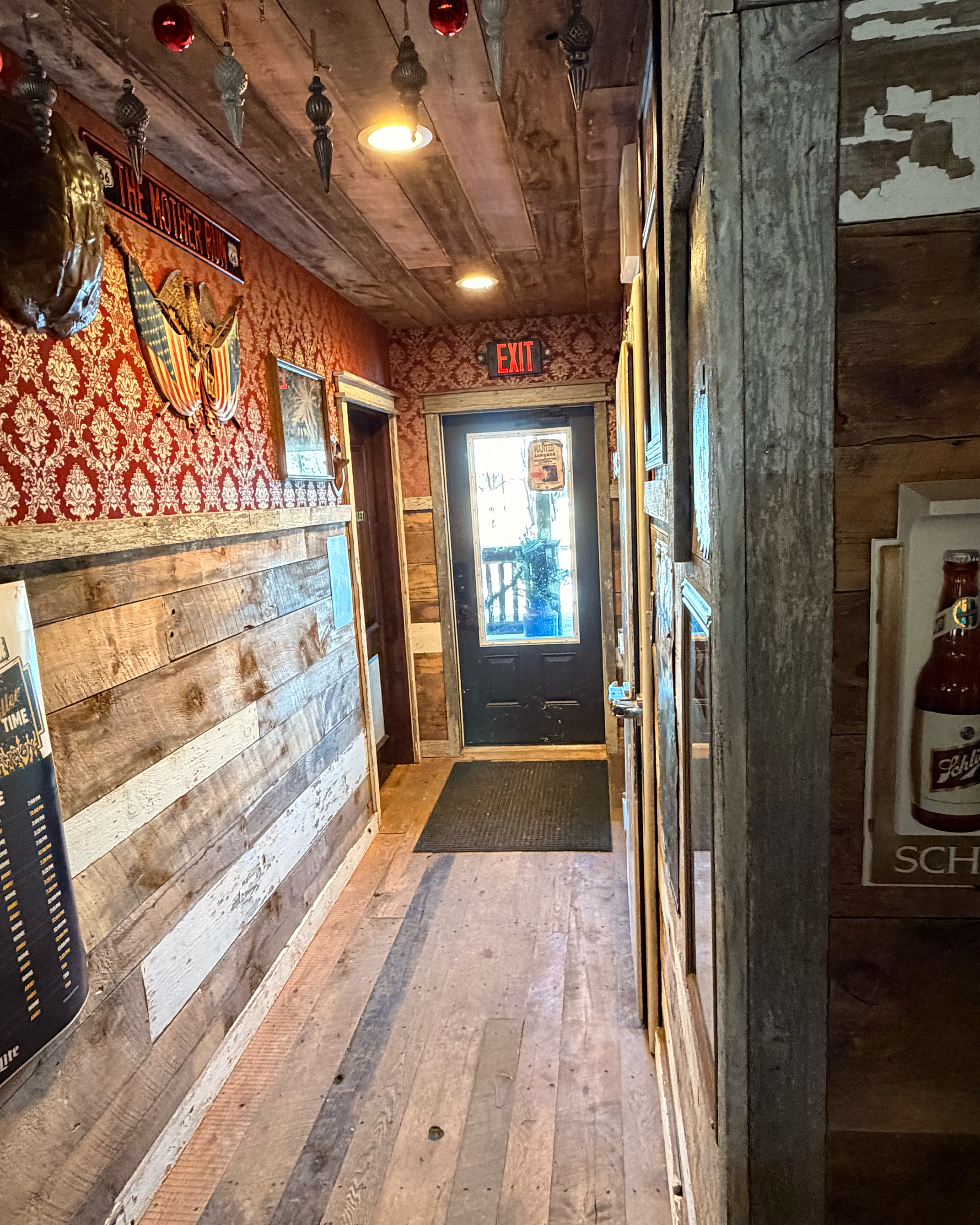 DEAD RIVER SALOON – Reading what's already working, and knowing when to lead – Chris and Ajshe built the go-to spot in a 400-person town, even through winter. Janet handles the marketing materials — logo, menus, signage, merch — with a website recomm