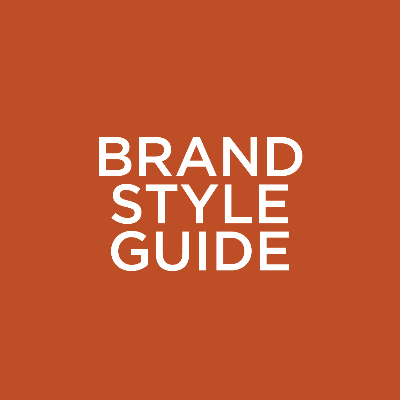 BRAND STYLE GUIDE