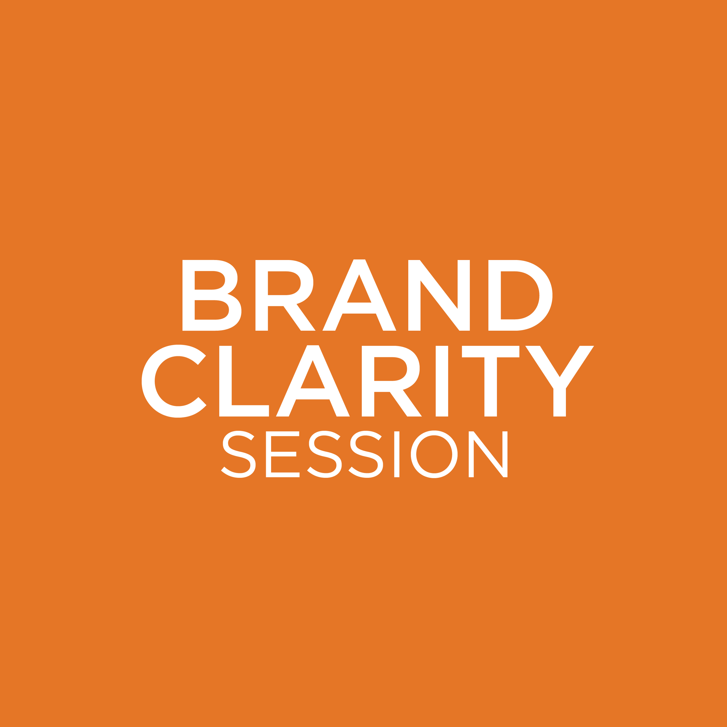BRAND CLARITY SESSION