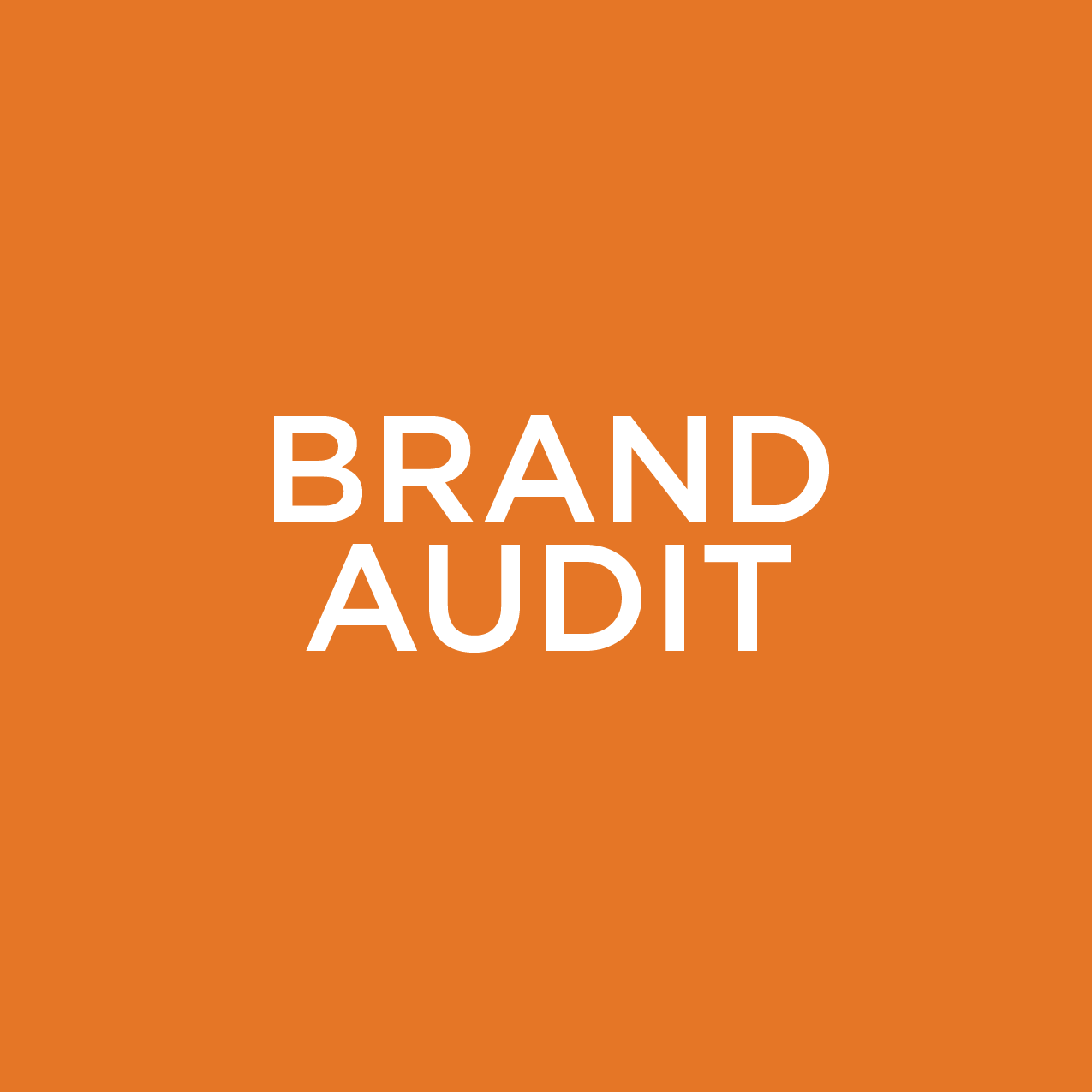 BRAND AUDIT