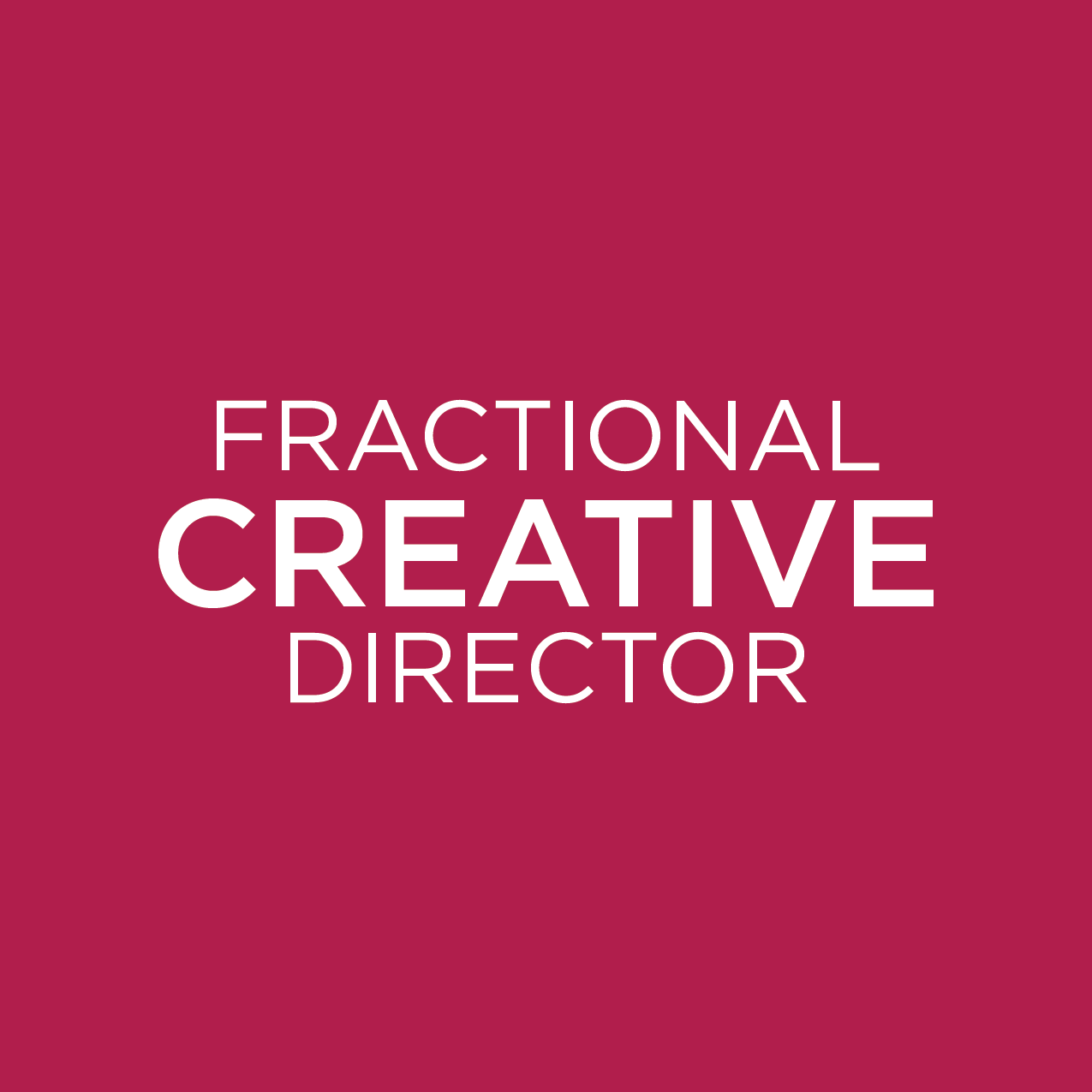 FRACTIONAL CREATIVE DIRECTOR
