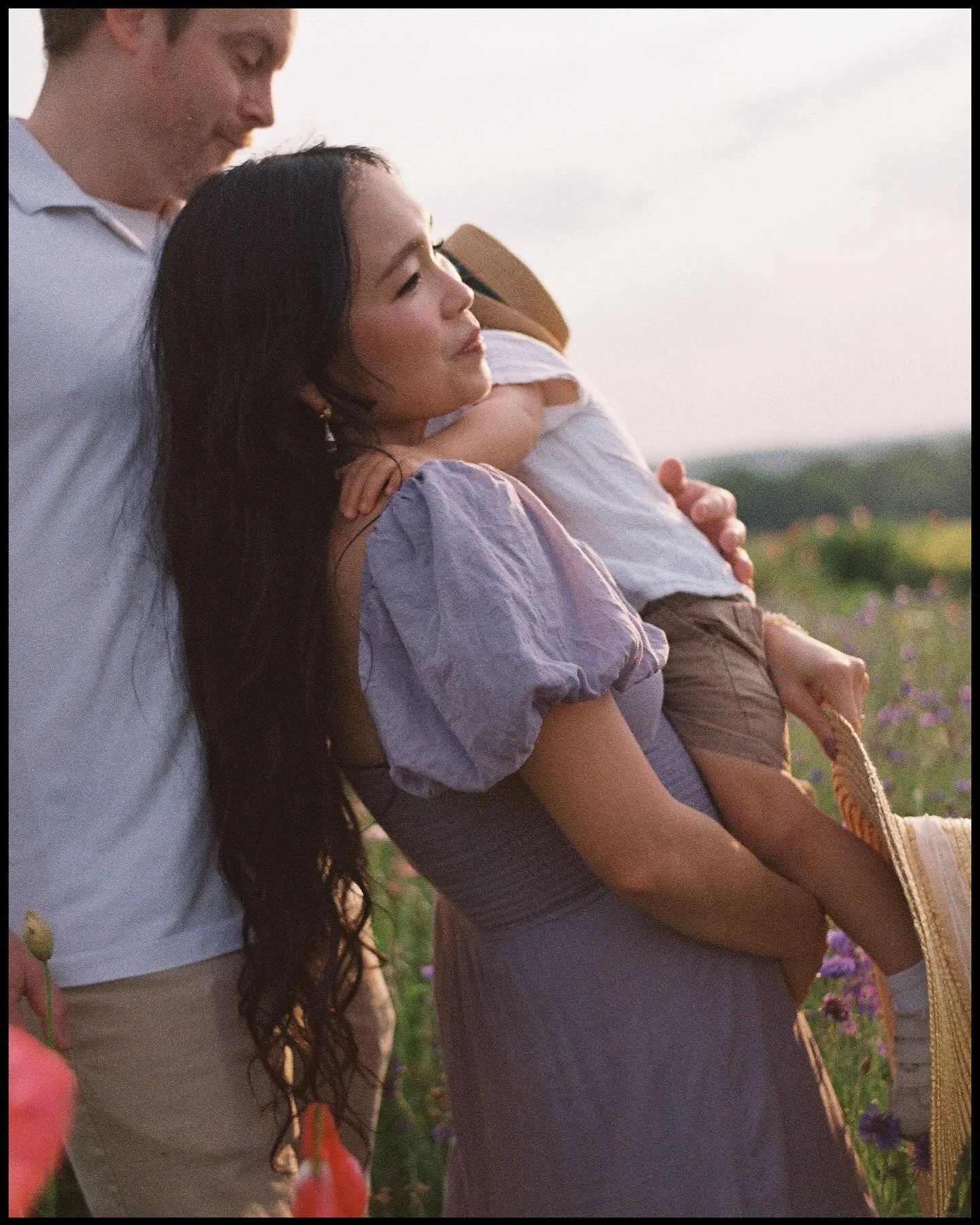what a beautiful life awaits the little princess Rie, Eddie &amp; Yoshi are about to meet 🌸🌾 it&rsquo;s such an honor to capture these memories through the years for my dear friend @rievictoriaaoki
location: @wildflowerlookout
film processing: @ind