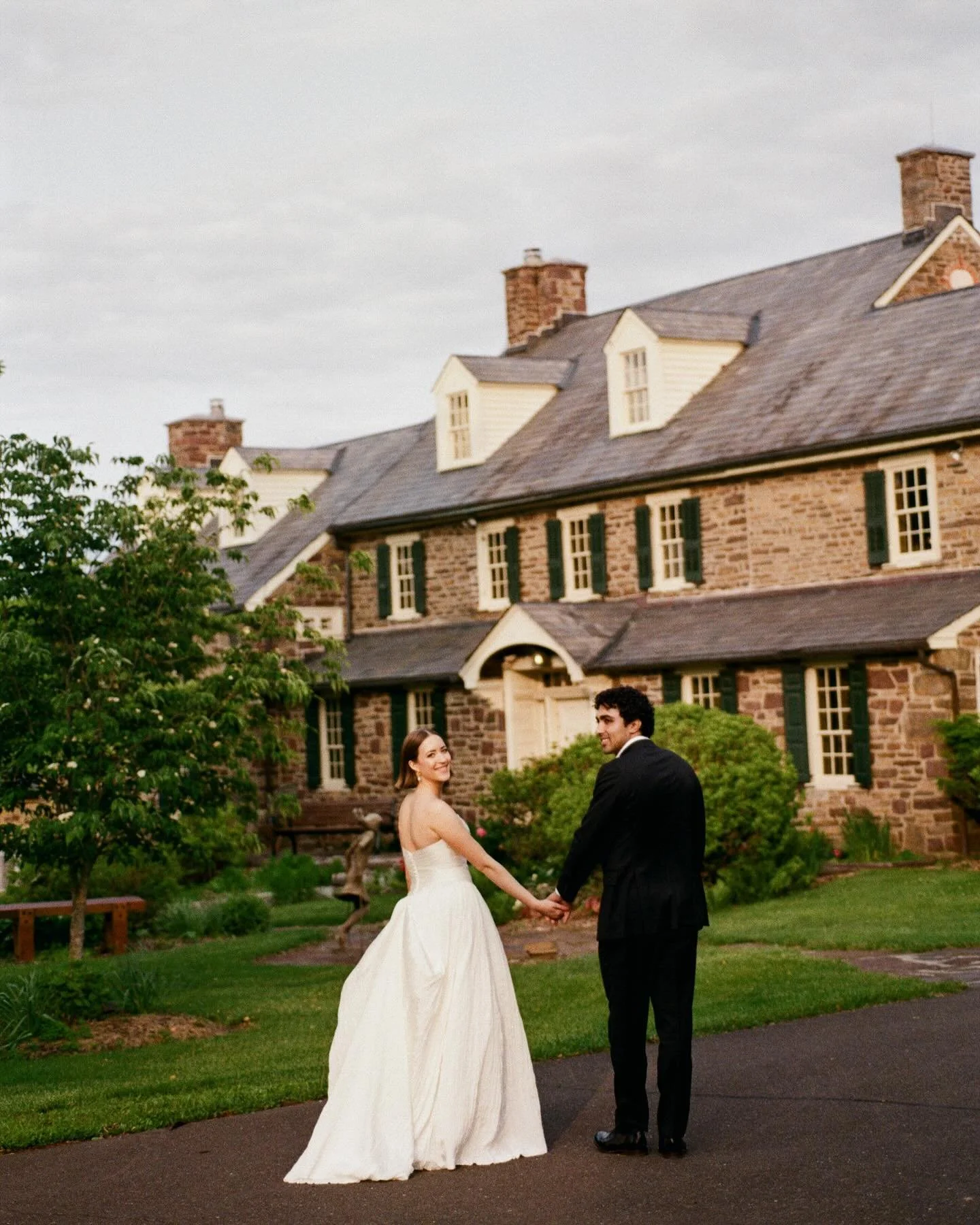 a mix of film &amp; digital from the magical day with Elise &amp; Gareth 💘
.
photo: @anyakayphoto 
venue: @pearlsbuckintl 
florist: @growwildstudios 
makeup: @dezcruzbridal 
planning &amp; catering: @jhcateringevents @jh_weddings