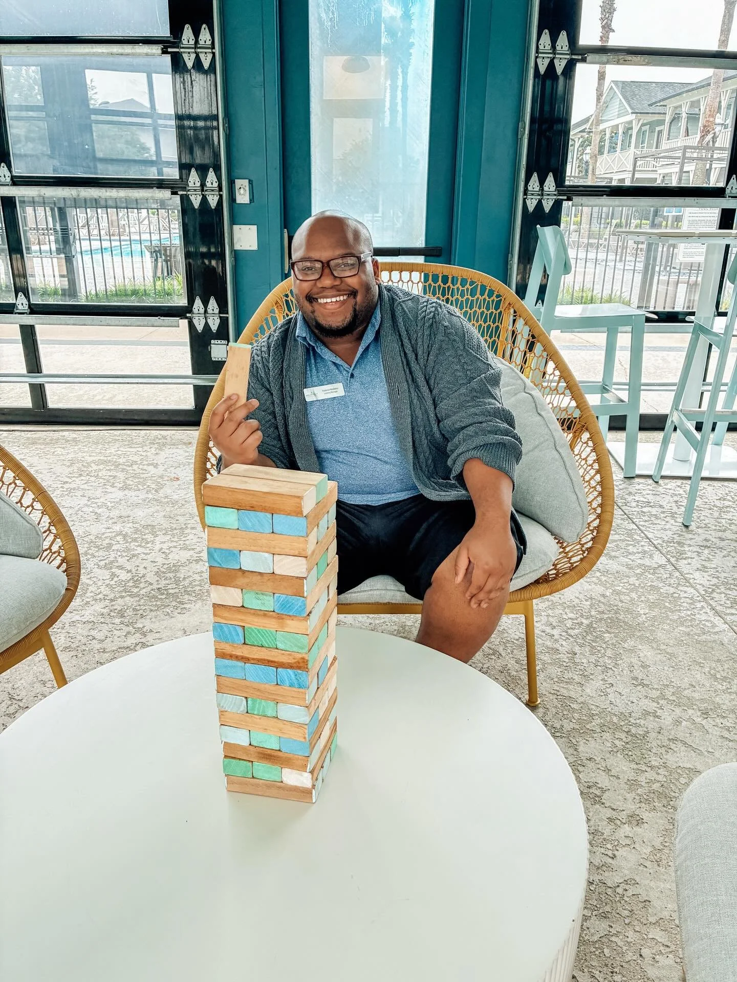 Amenity Highlight: Pool House
More than just a place to cool off, Our Pool House is packed with ways to stay active and have fun:
💪 CrossFit equipment for your workouts
🎯 Giant Connect 4 &amp; Jenga for game time
🏓 Ping Pong table for a little fri