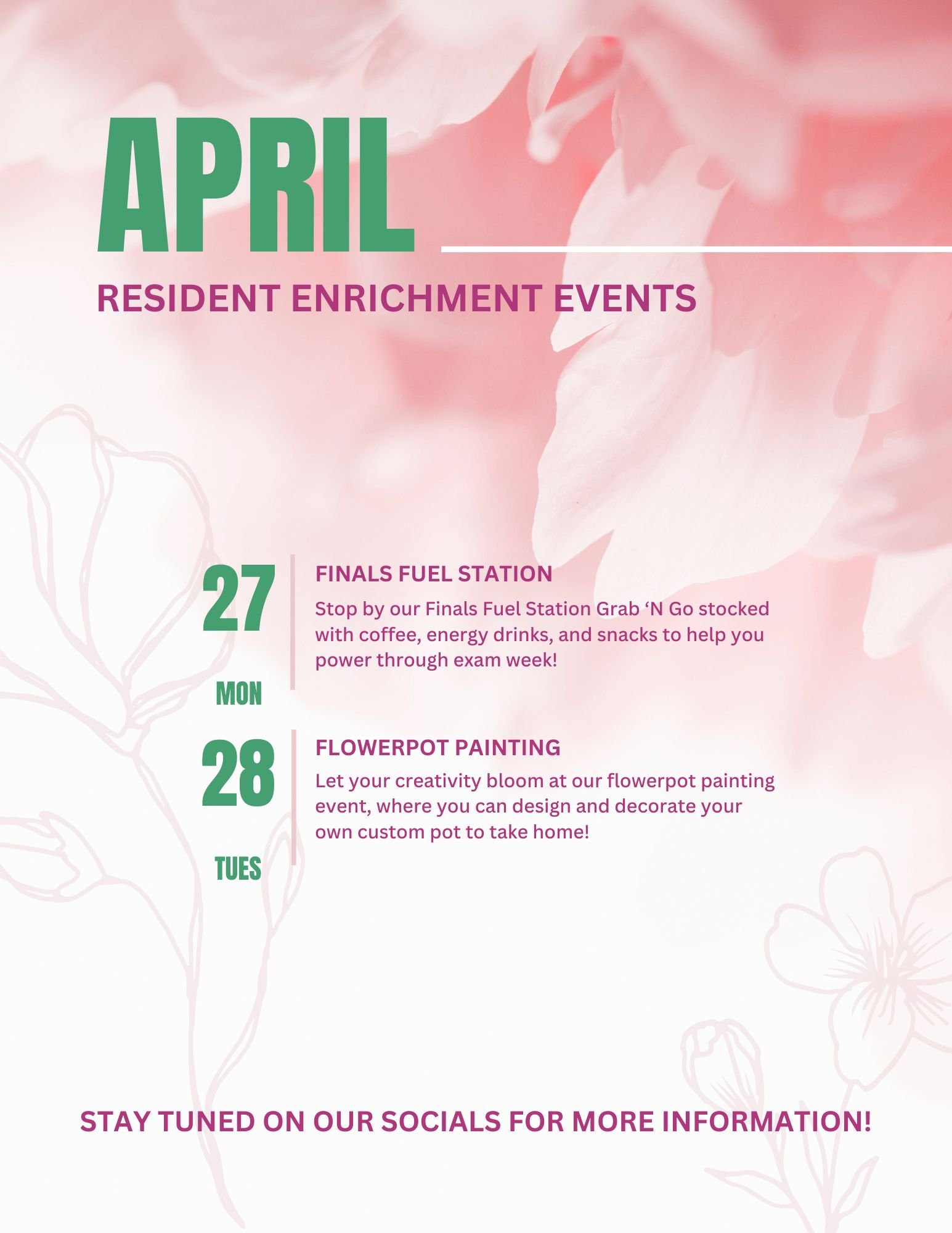 Check out our April events!