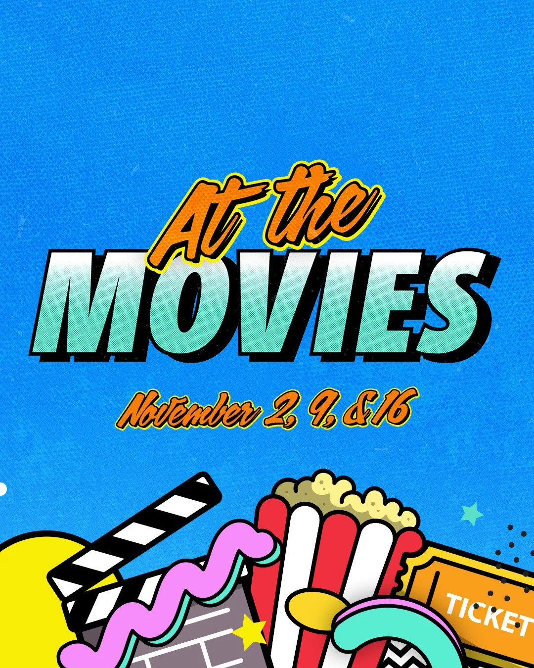 🍿 At the Movies kicks off in just a few weeks! For three weeks this November, Church is going to look a little different than what you're used to. We&rsquo;re using your favorite movies to share truth from the Bible during our Sunday services!⁠
⁠
Th