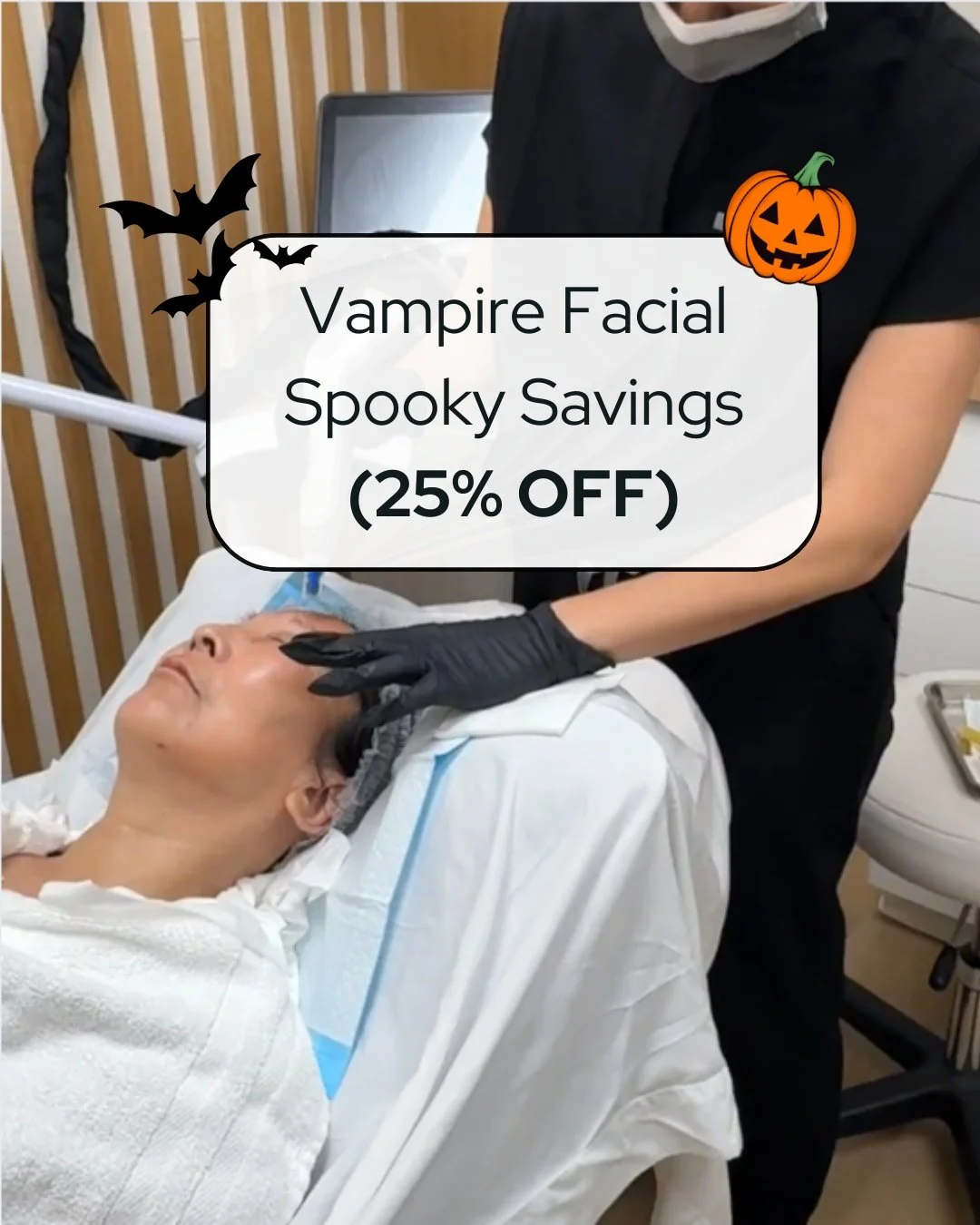 No tricks, just treats for your skin! 🎃 This spooky season, enjoy 25% OFF Vampire Facials and reveal your most radiant glow. ✨

#VampireFacial #PRPFacial #MicroneedlingWithPRP #SkinRejuvenation #AntiAgingSkinCare #GlowingSkin #FacialTreatment #Medic