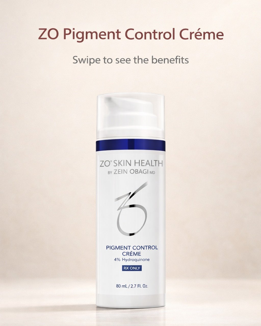 ✨ Brighten. Correct. Restore. ✨
Meet ZO Pigment Control Cr&egrave;me - designed to visibly reduce hyperpigmentation, even skin tone, and support a clearer, more radiant complexion.

Swipe to see why this powerhouse is a must-have for pigment correcti
