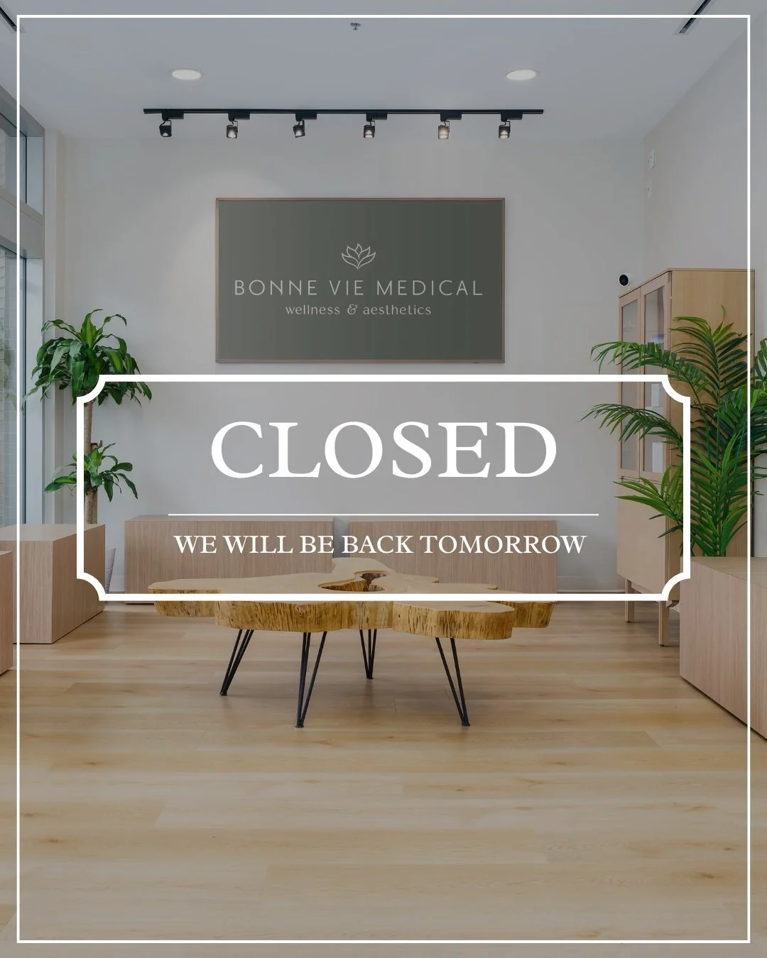 ✨ Victoria Day Closure Notice ✨

Bonne Vie Medical will be closed for Victoria Day as our team takes time to relax and enjoy the long weekend.

We&rsquo;ll be back and ready to welcome you tomorrow! Wishing everyone a safe, fun, and relaxing holiday 