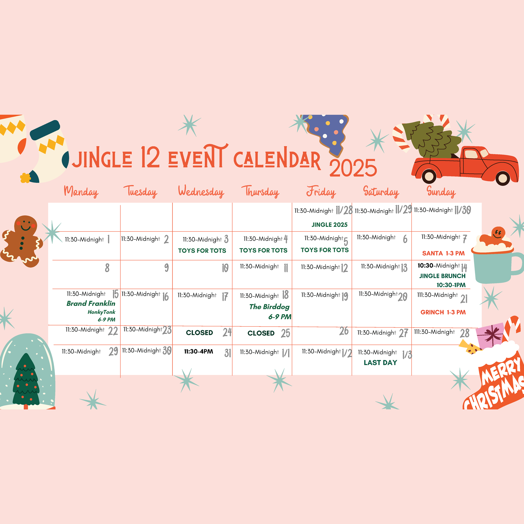 Brand Franklin Honky Tonk at Jingle 12