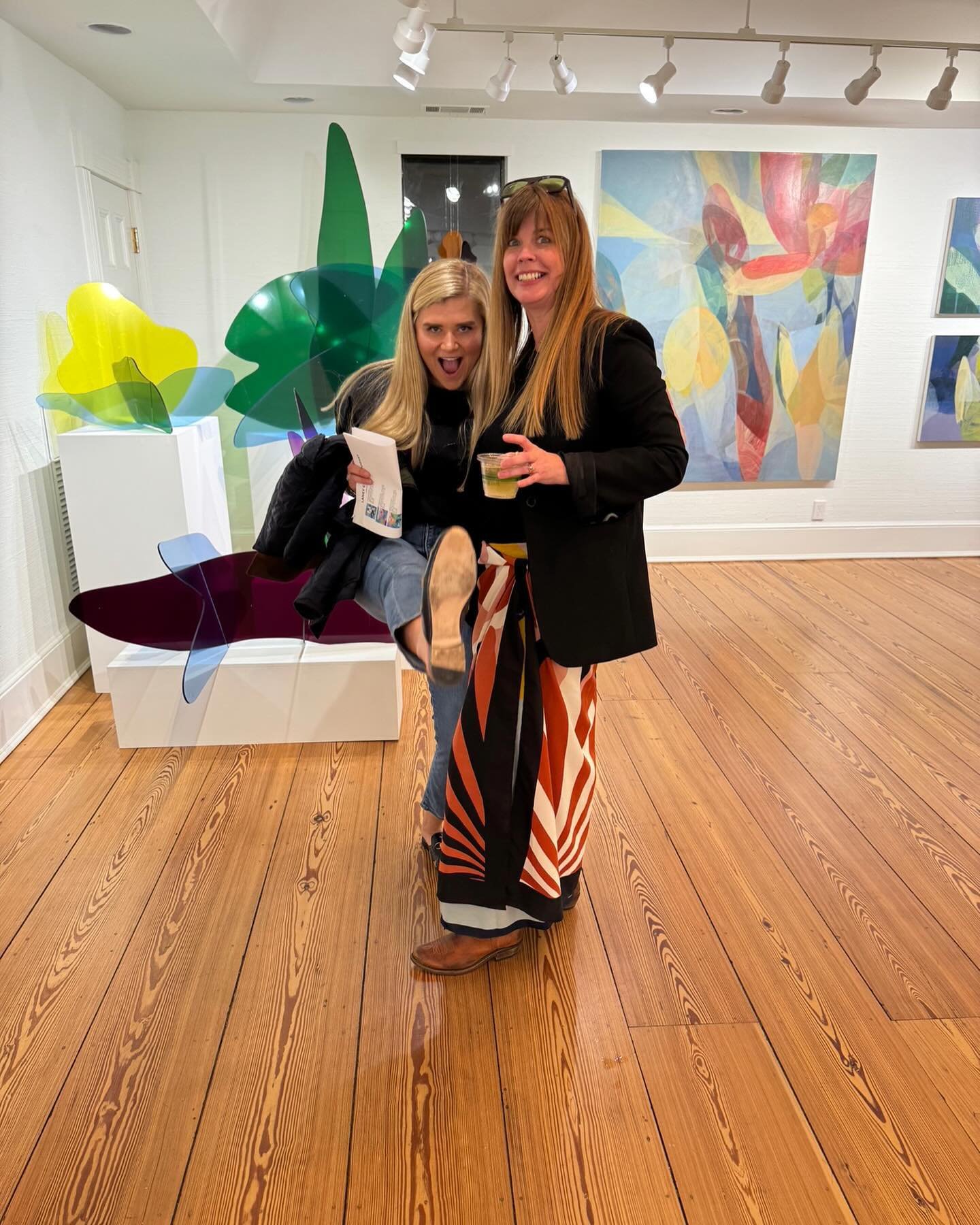 It was so much fun and an amazing experience to see Katherine Sandoz&rsquo;s exhibition opening &ldquo;Water Ways&rdquo; at Laney Contemporary in Savannah Georgia. 🤩👏🏼 Katherine&rsquo;s exhibition is up through June 1st. @katherinesandoz @laneycon