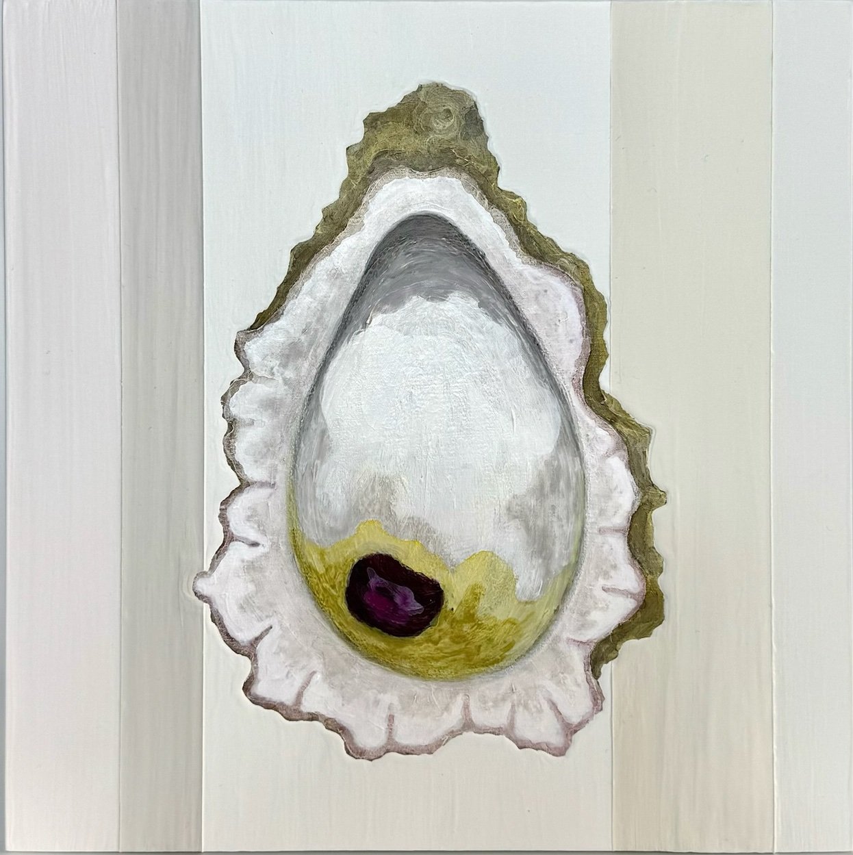 Oyster Shell A103b-Acrylic paint on wooden panel-10x10 profile Point75in.jpeg