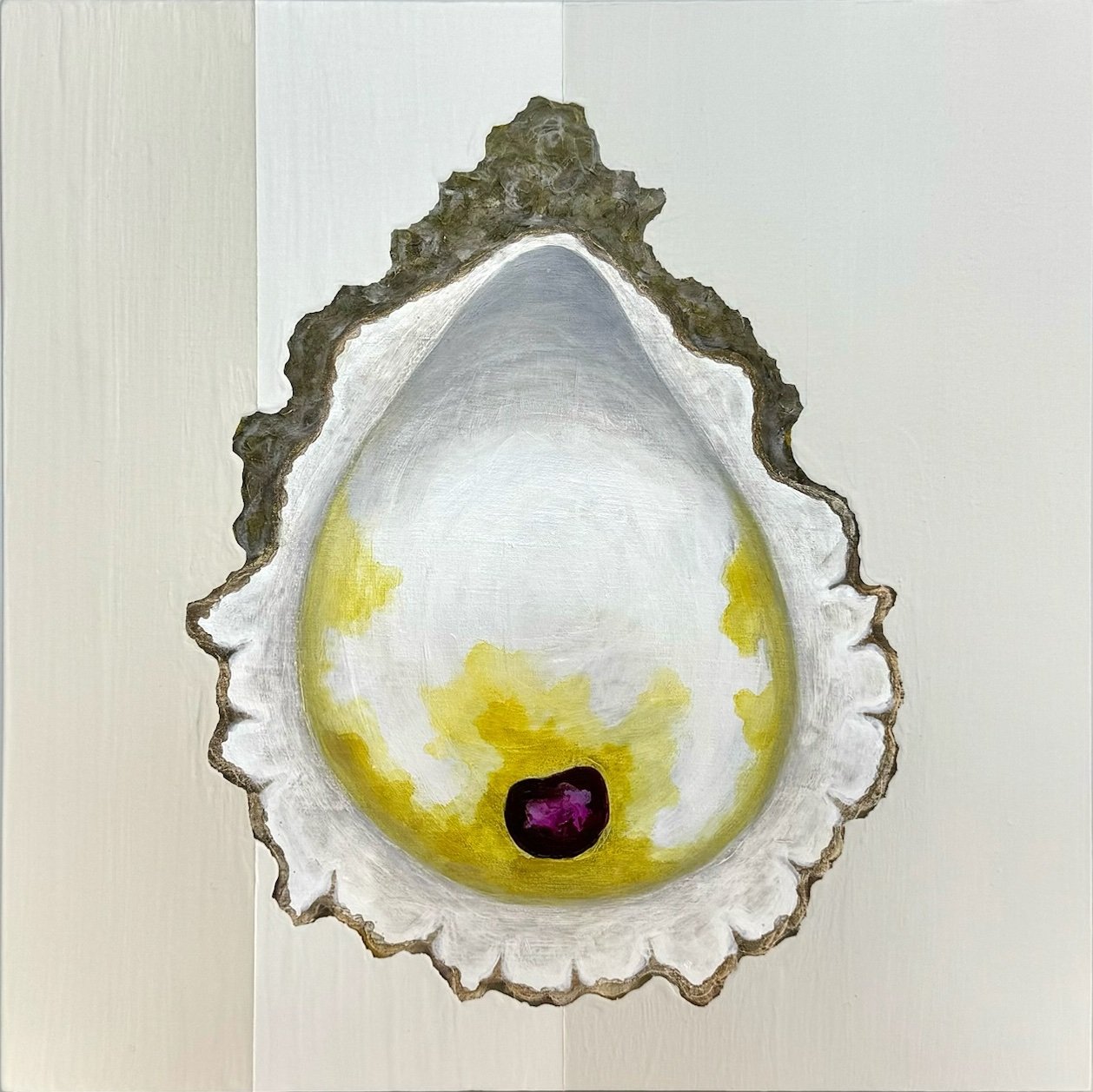Oyster Shell B103b-Acrylic paint on wooden panel-10x10 profile Point75in.jpeg