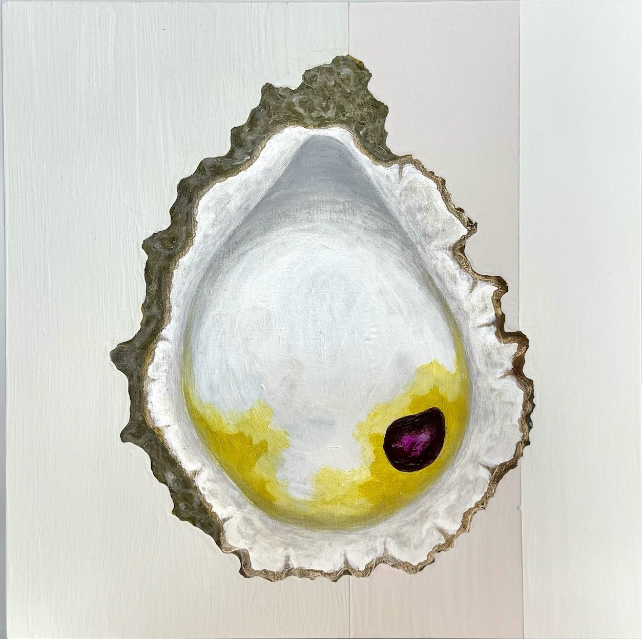 Oyster Shell B101b-Acrylic paint on wooden panel-10x10 profile Point75in.jpeg