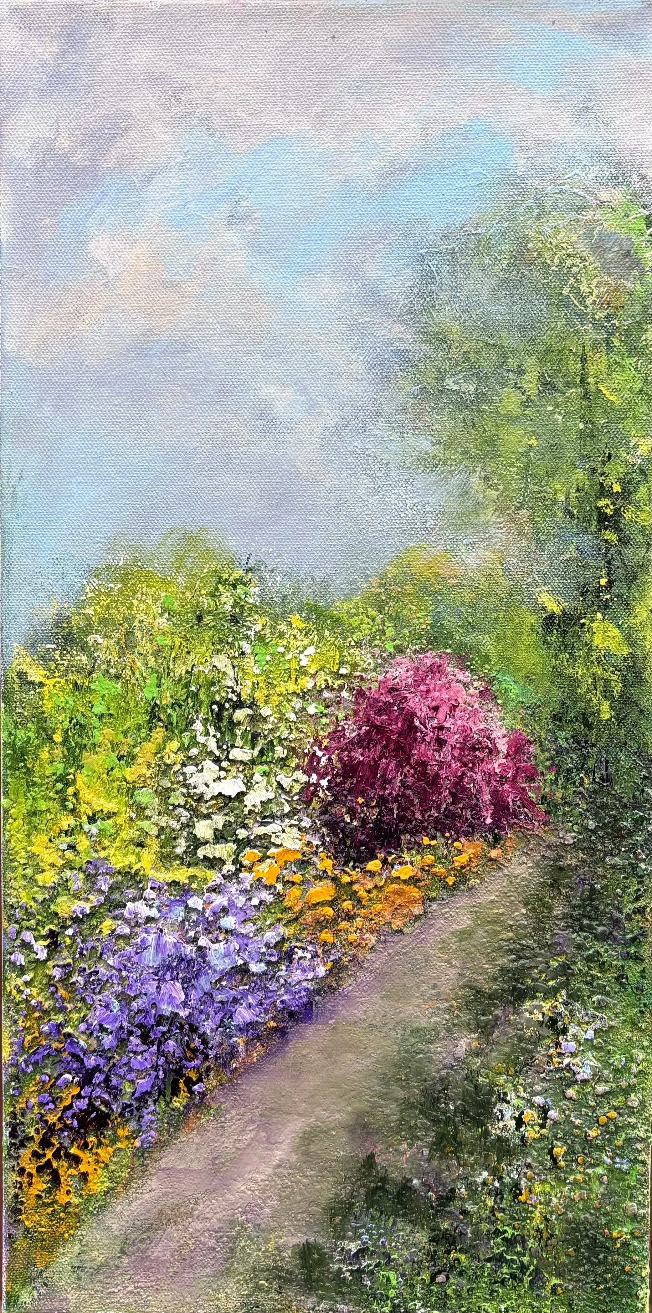 Spring, 10 x 20, framed, $550