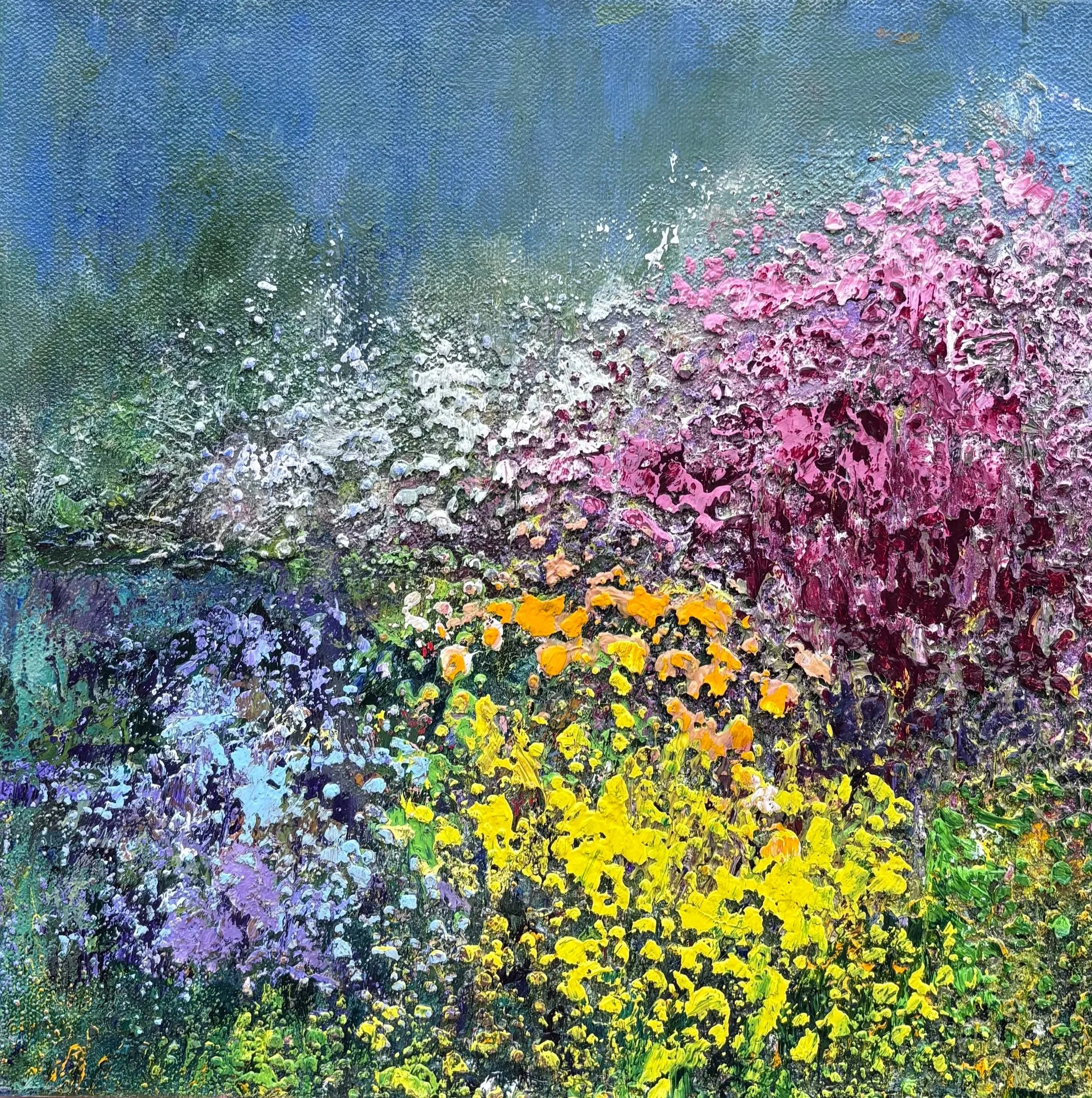 Second Spring, framed, 12 x 12, $400
