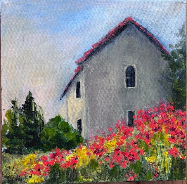 Where Poppies Grow, 12 x 12, $400