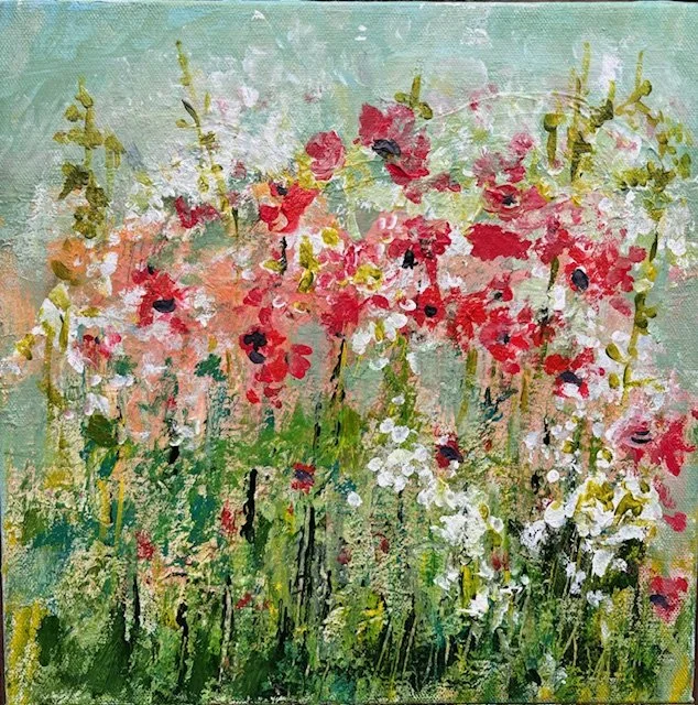 Wildflowers, 12 x 12, $300