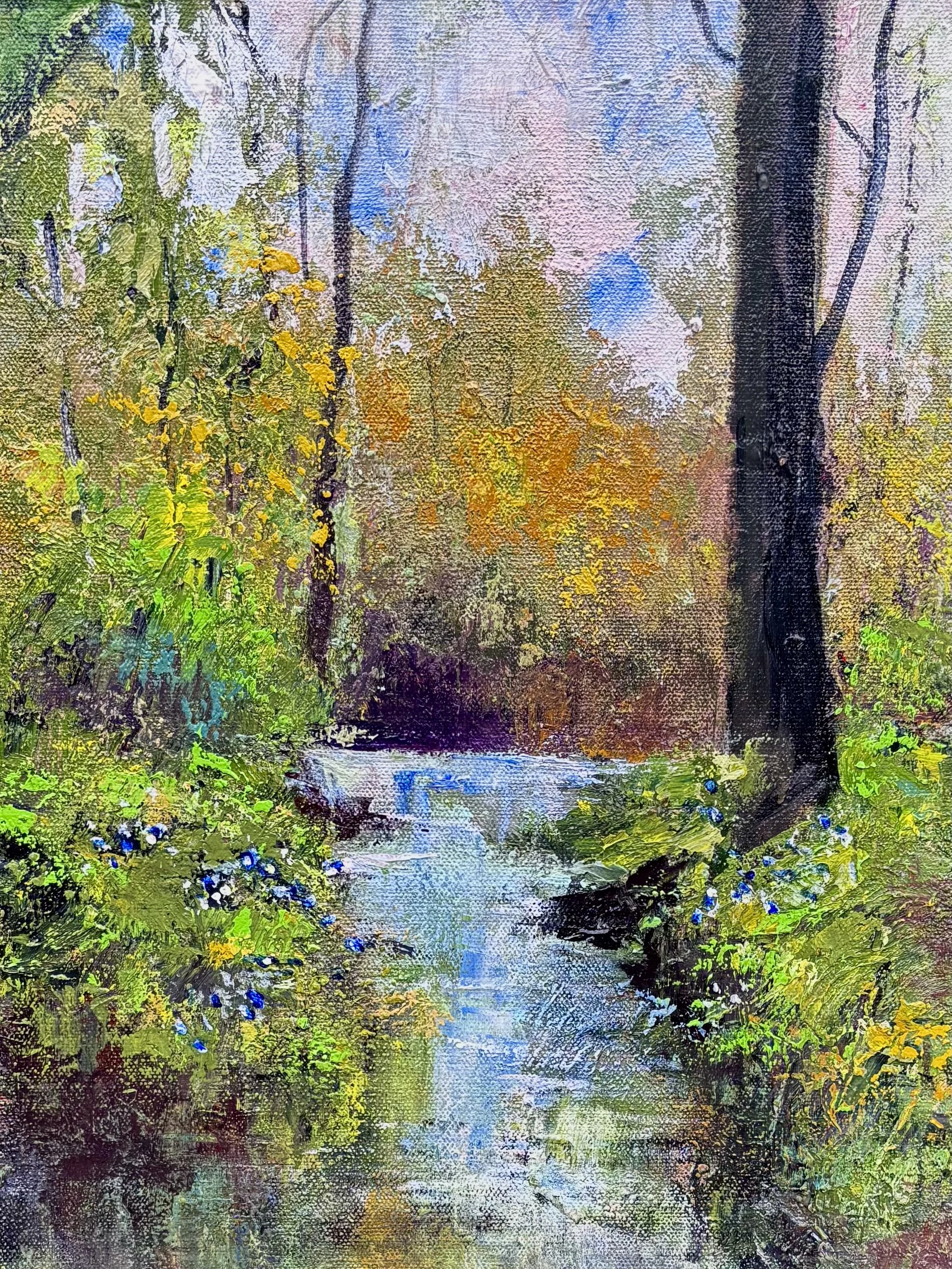 As the River Flows, 10 x 16, framed, $550