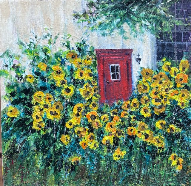 Doorway to the Heart, 12 x 12, $400