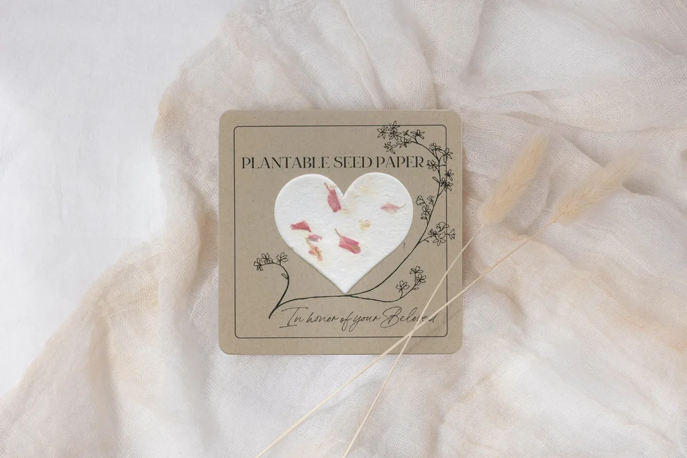 Plantable Seed Paper — A Touch of Moxy | Where Love for Your Pet Endures