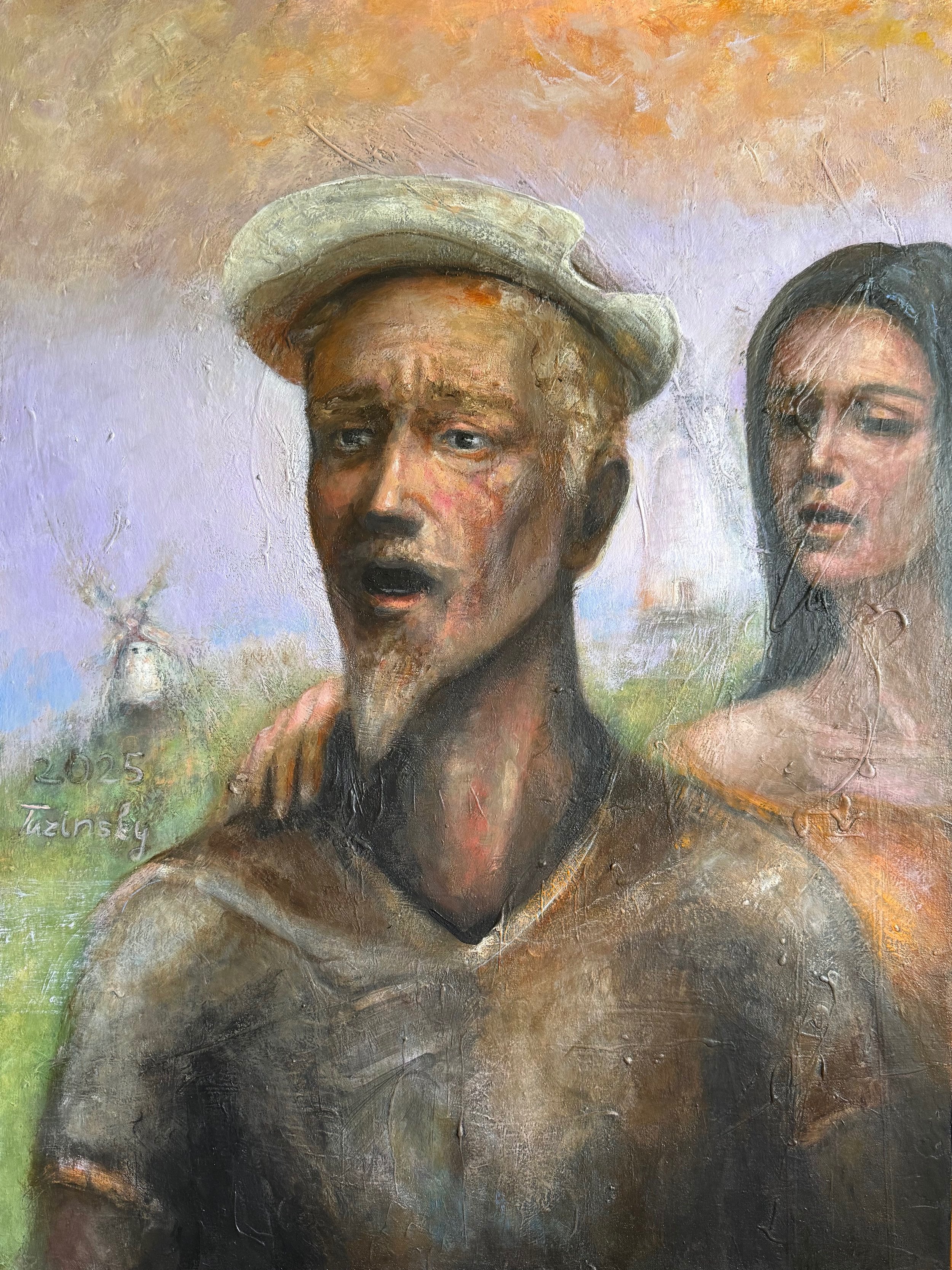 Man Of La Mancha 40x30" acrylic on canvas