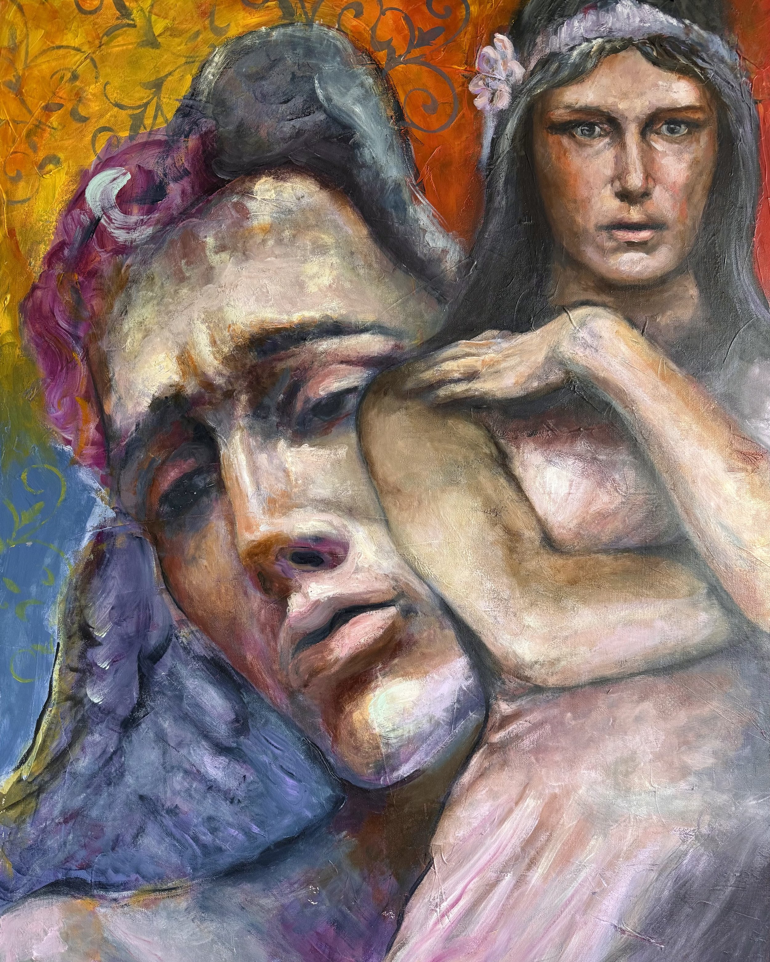 Inner thought 40x30" acrylic on canvas