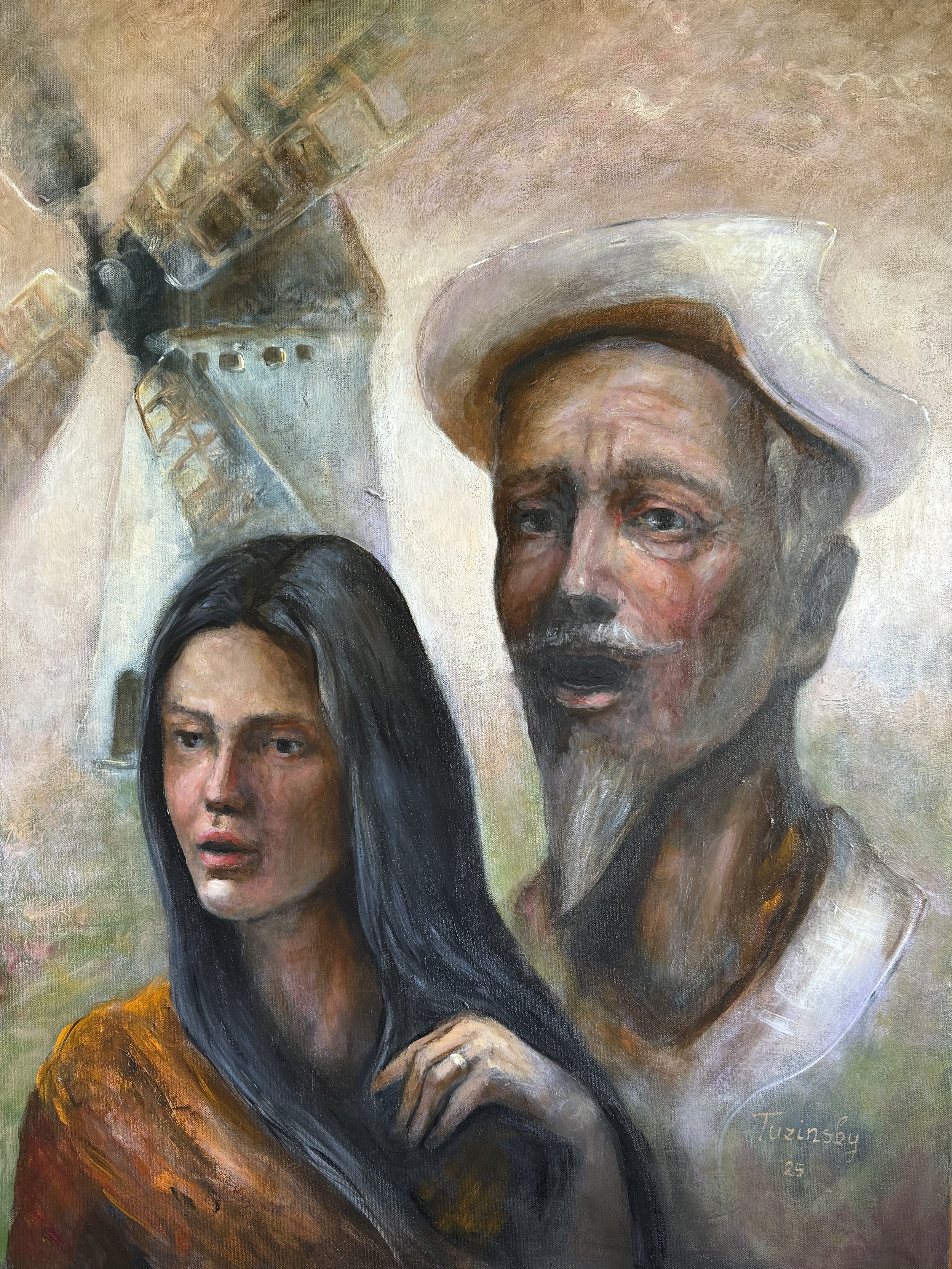 Man of La Mancha 2 40x30" acrylic on canvas