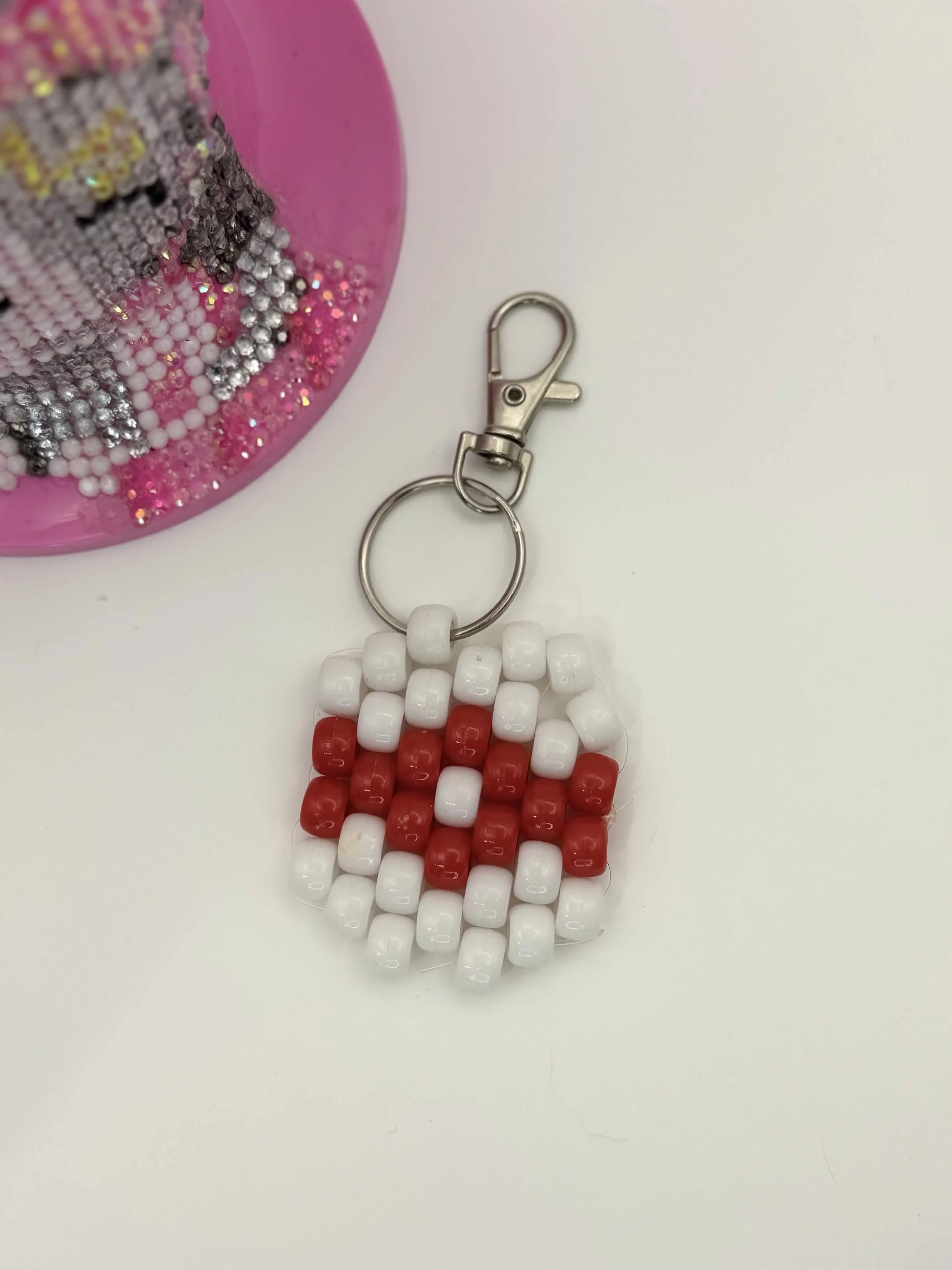 Premier Ball Pokeball Kandi Keychain Clip