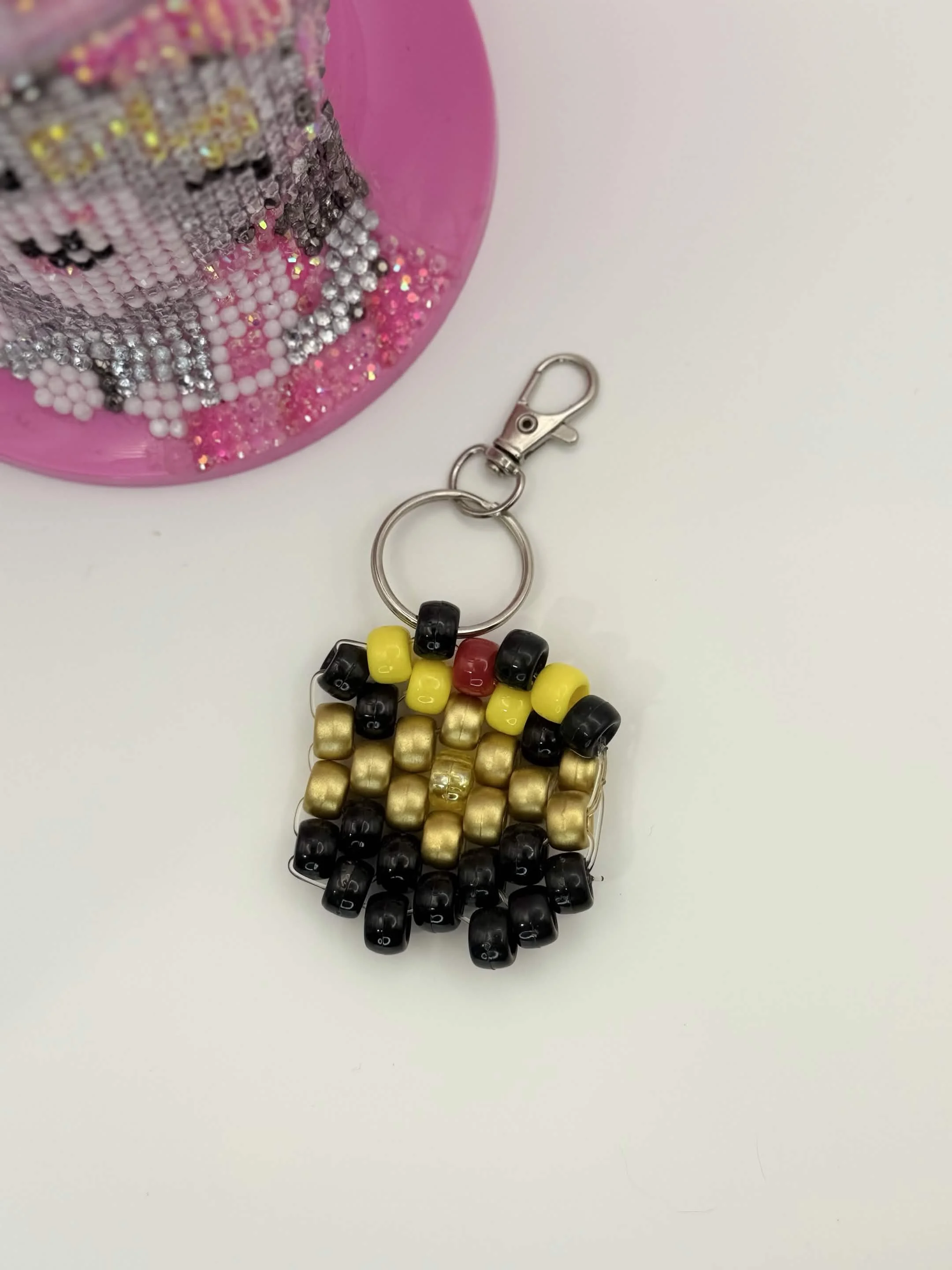 Luxury Ball Pokeball Kandi Keychain Clip