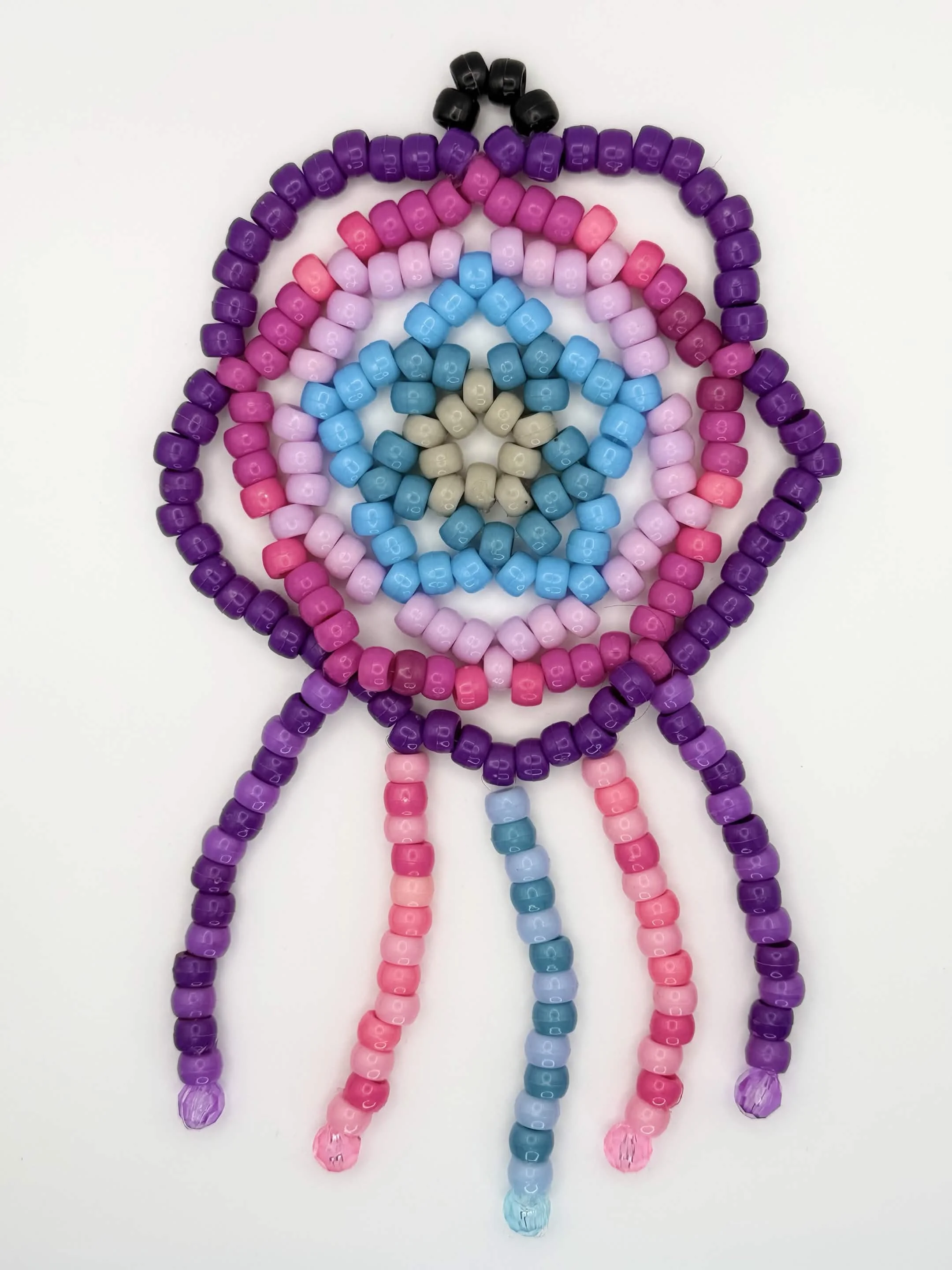Blue, Pink, & Purple 5" Dream Catcher