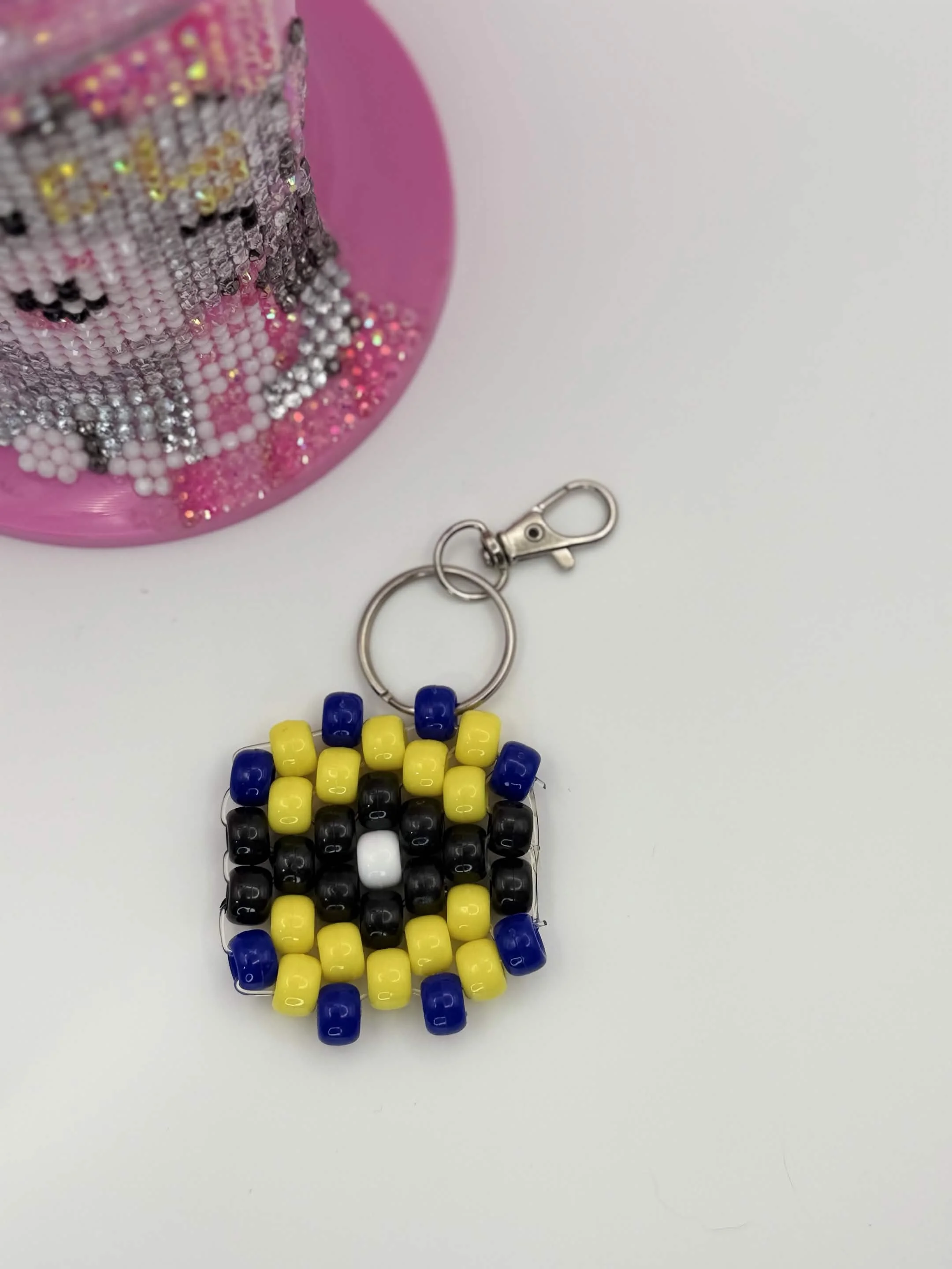 Quick Ball Pokeball Kandi Keychain Clip