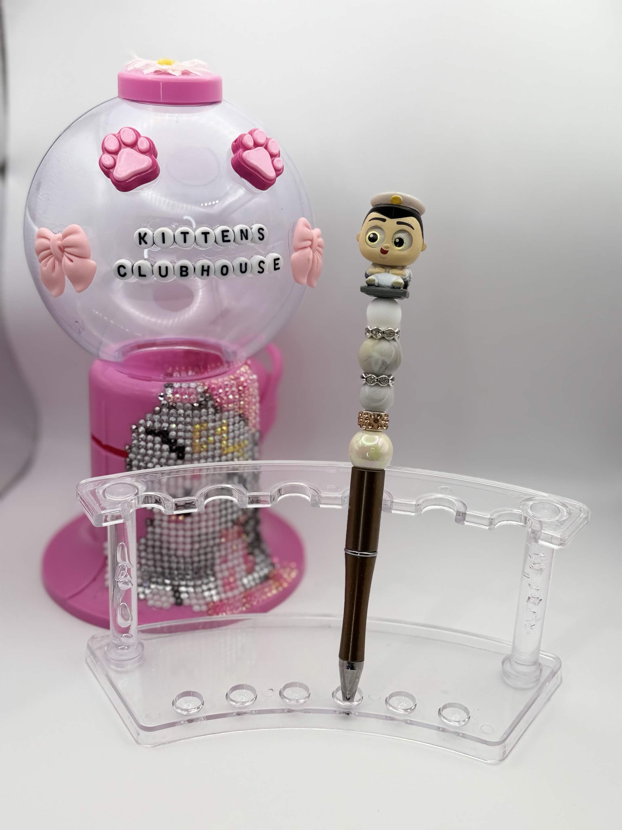 Captain from Wall-e (Disney Doorable) Beaded Refillable Pen