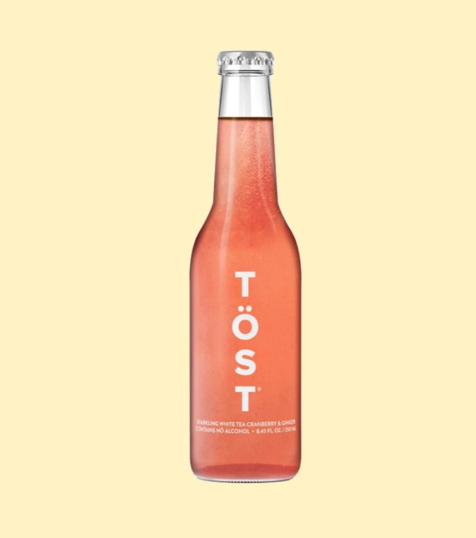 TÖST ROSÉ Sparkling White Tea, Ginger & Elderberry 750 ml — Unfortified