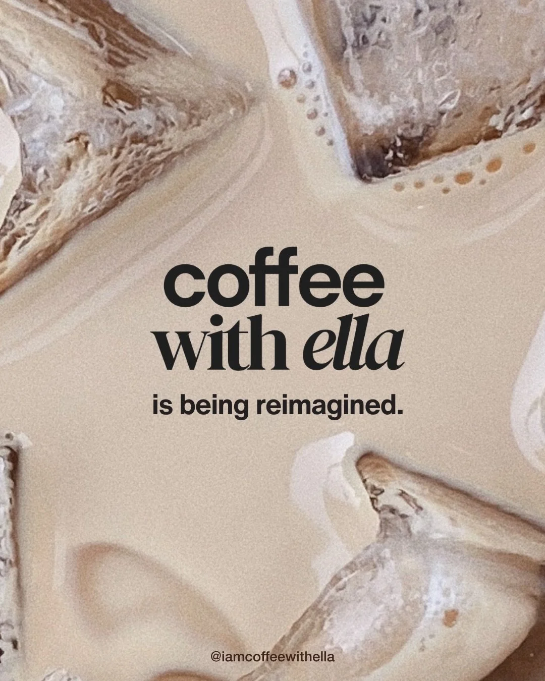 Coffee With Ella is being reimagined &mdash; a space for women writers of colour exploring what it means to live creatively, both on the page and in the life you inhabit.

I&rsquo;m taking a moment to realise this is an answered prayer.

Because if y