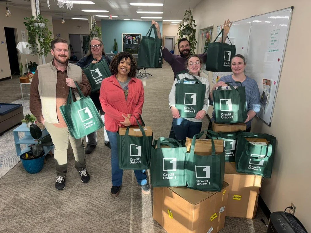 On this Giving Tuesday, we are so thankful to @creditunion1 and its Member Services team for thoughtful, impactful donations that will improve the lives of our unsheltered neighbors. They dropped off essentials today for hygiene, first aid and warmth