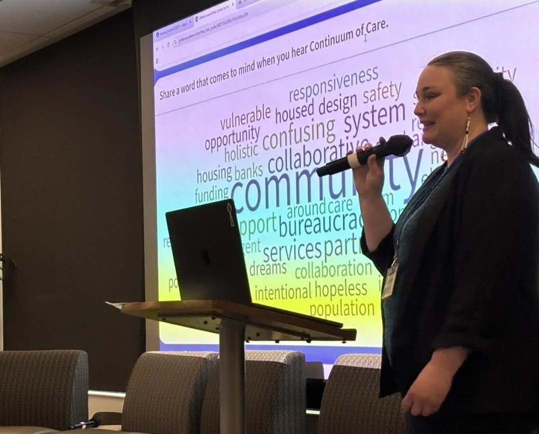 "Homelessness doesn&rsquo;t happen in a vacuum &mdash; and neither does the work of ending it." &mdash; Jessica Parks, ACEH interim executive director Click the link in our bio for our annual report, with more of Jessica's message on how we