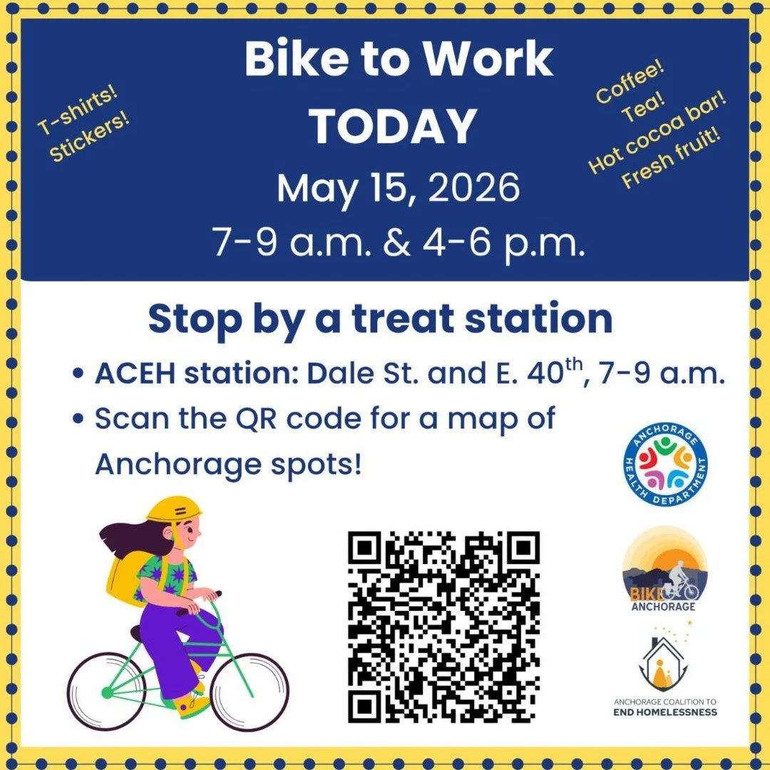 🚵&zwj;♂️Bike to work TODAY, Friday, May 15! Businesses and organizations all over town will be handing out goodies including snacks, T shirts, stickers and more, while supplies last! Our team is hosting a station on the morning commute at Dale St. a