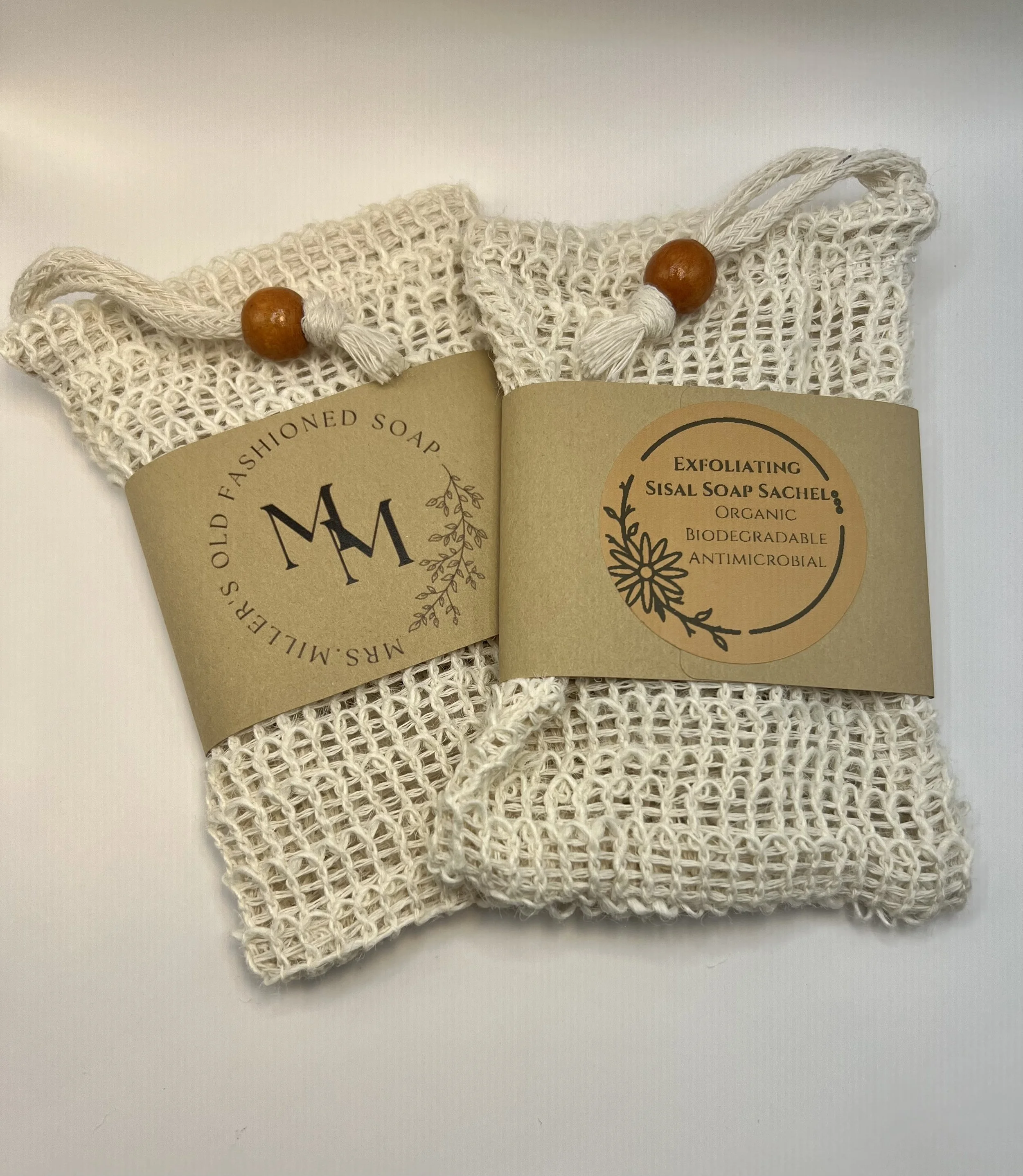 Exfoliating Sisal Soap Sachel