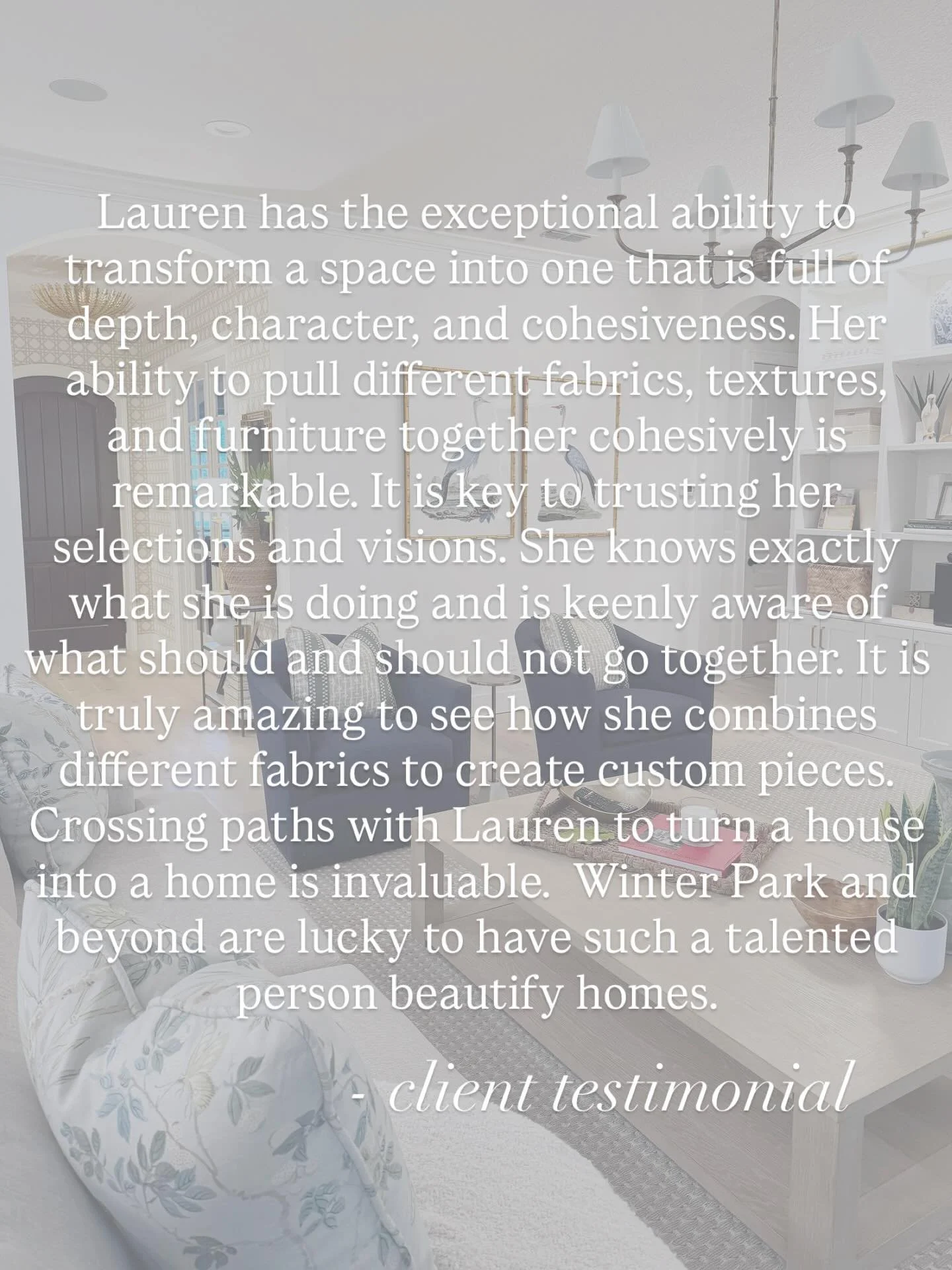 Definitely don&rsquo;t mind when a client sends over an unsolicited testimonial! ☺️ thank you, I love my clients!!