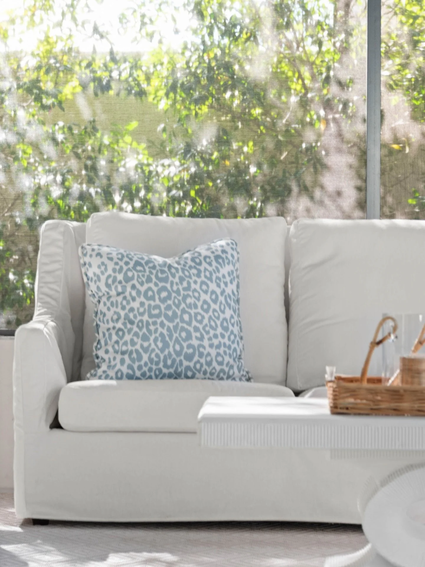 Lucky to live somewhere we can enjoy December days outside! We loved designing this screened-in porch to cozy up our client&rsquo;s outdoor space, creating the perfect spot for year-round entertaining.